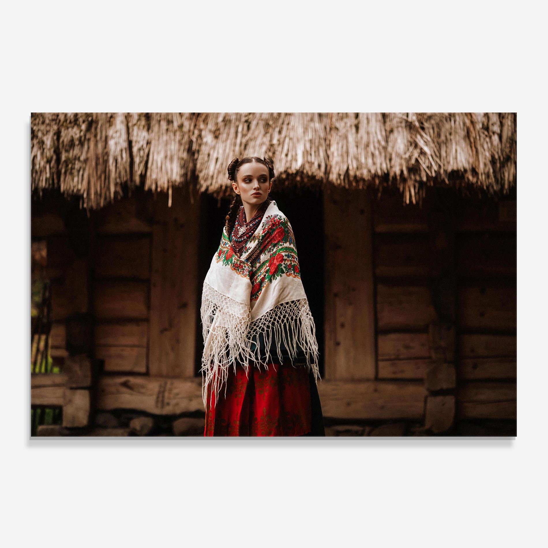 Panou Sticla Bucatarie Ukrainian Dress mockup 0