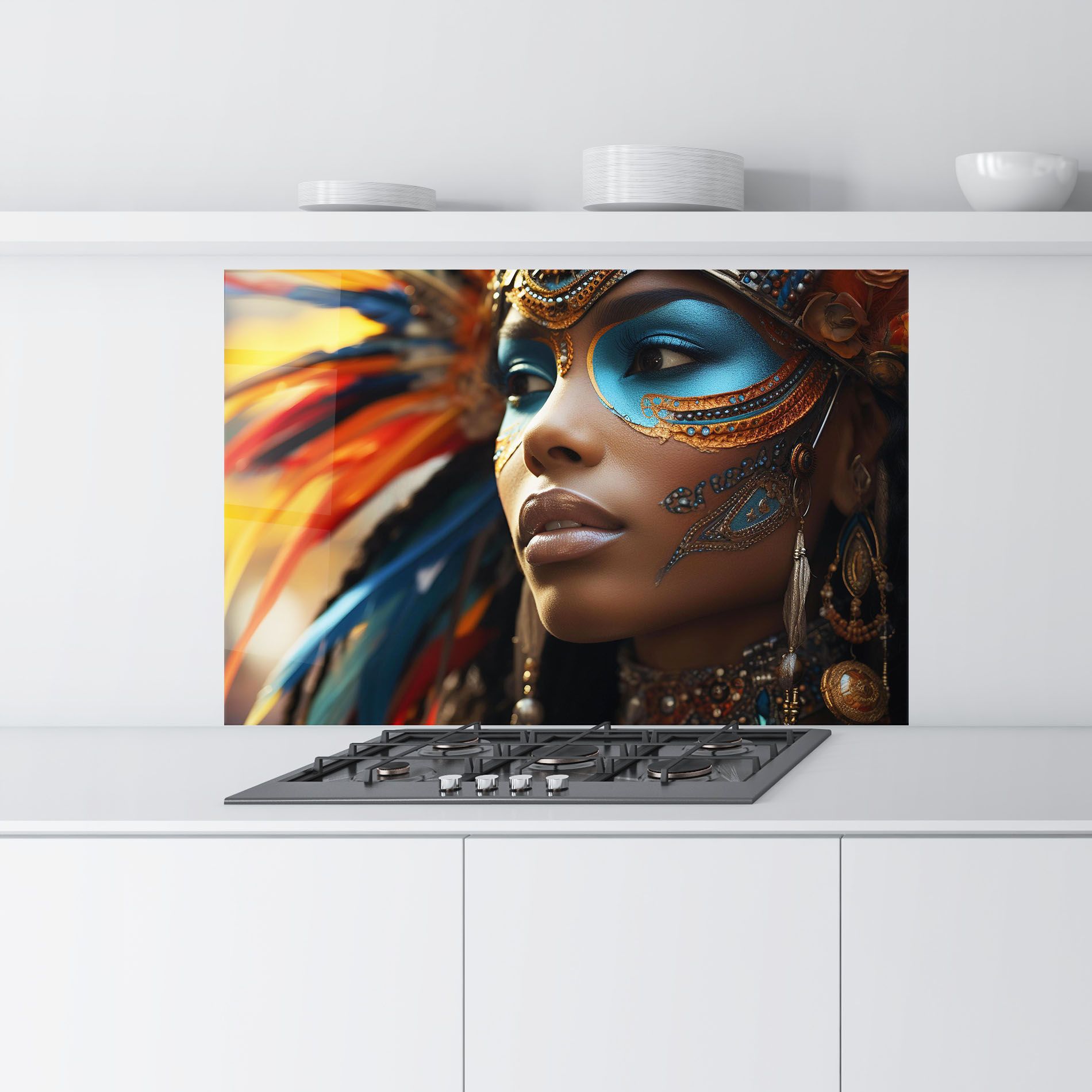 Traditional Feathers Clothing mockup 9