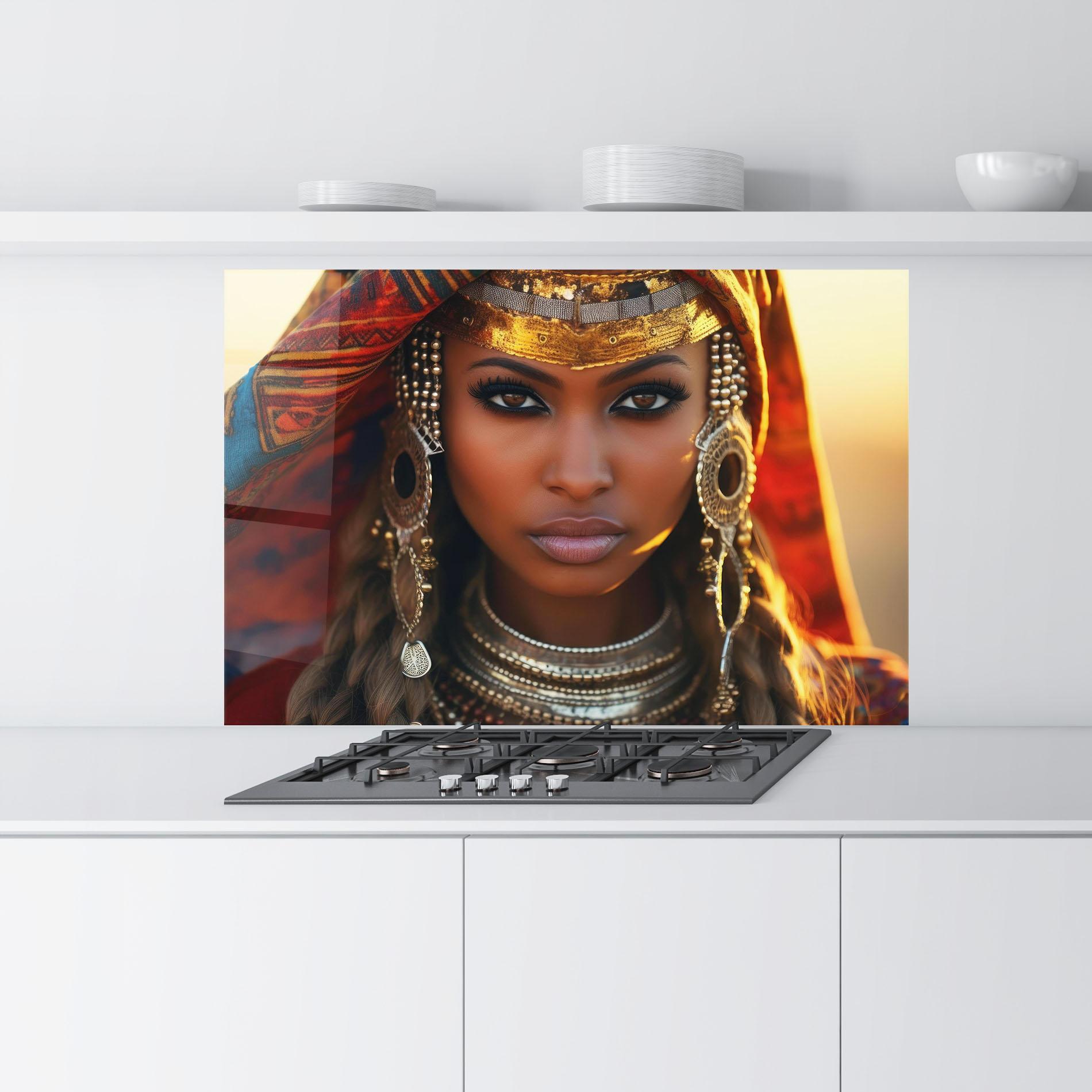 Panou Sticla Bucatarie Unique Smokey Eyes mockup 9