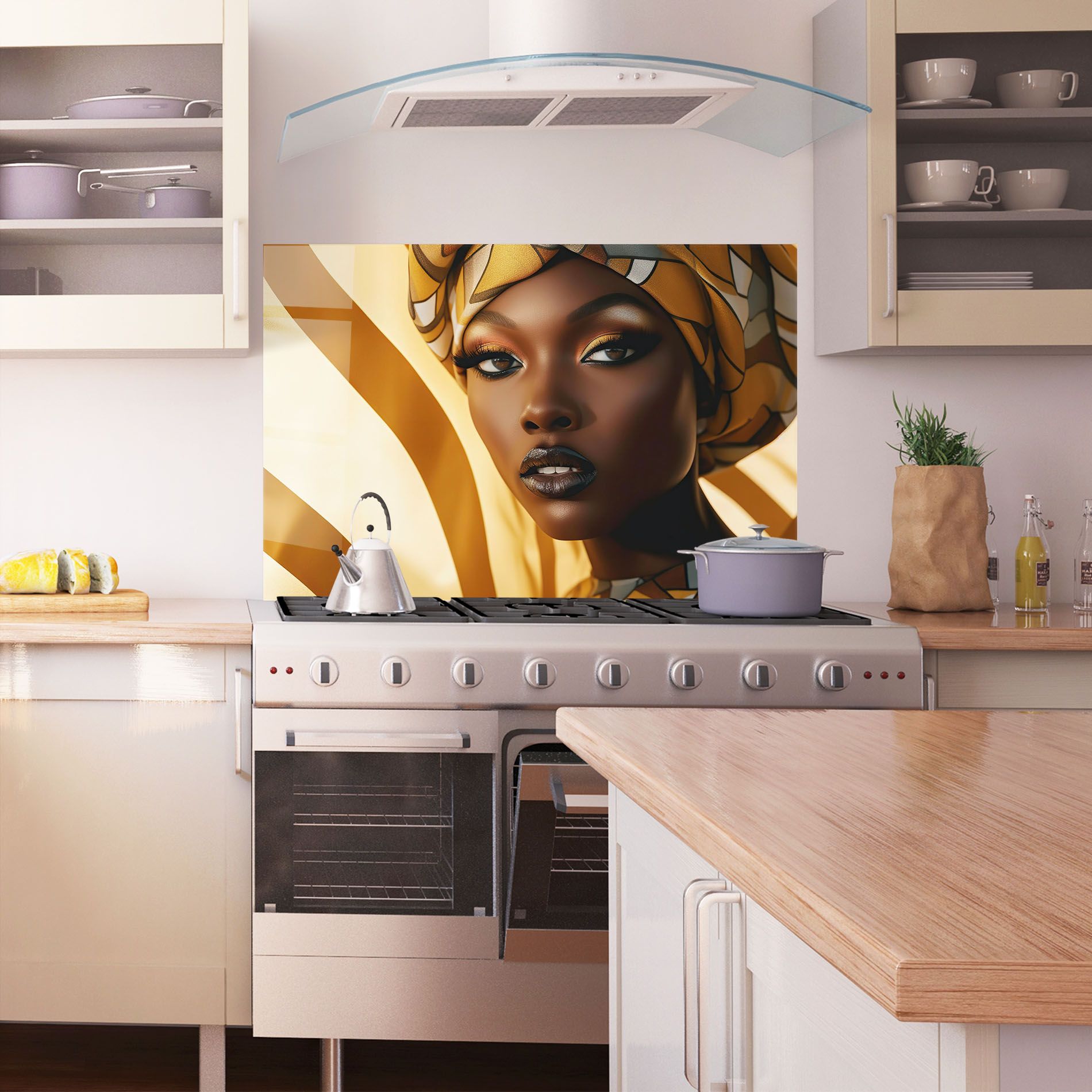 Fashion African Woman mockup 1