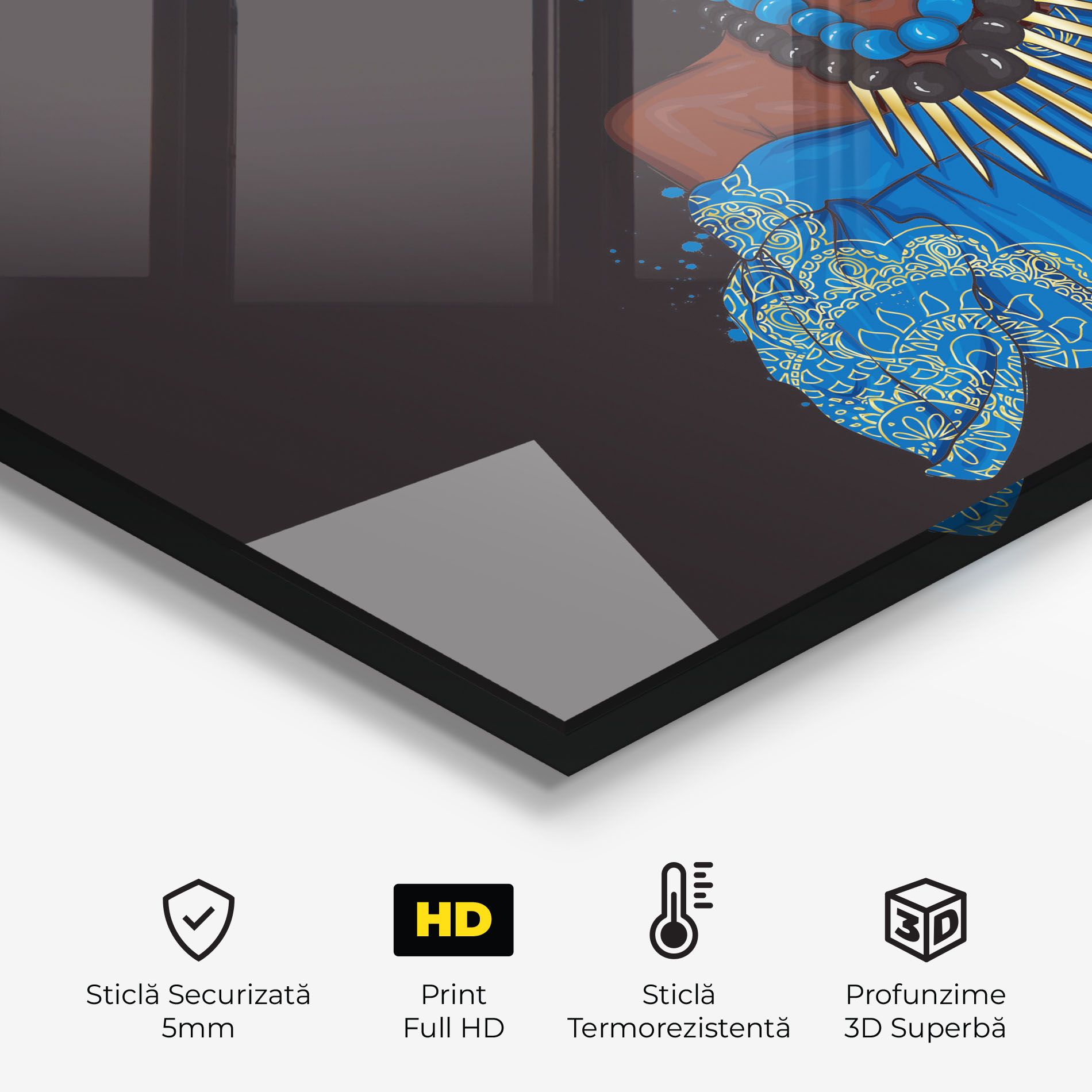 Blue African Outfit mockup 2