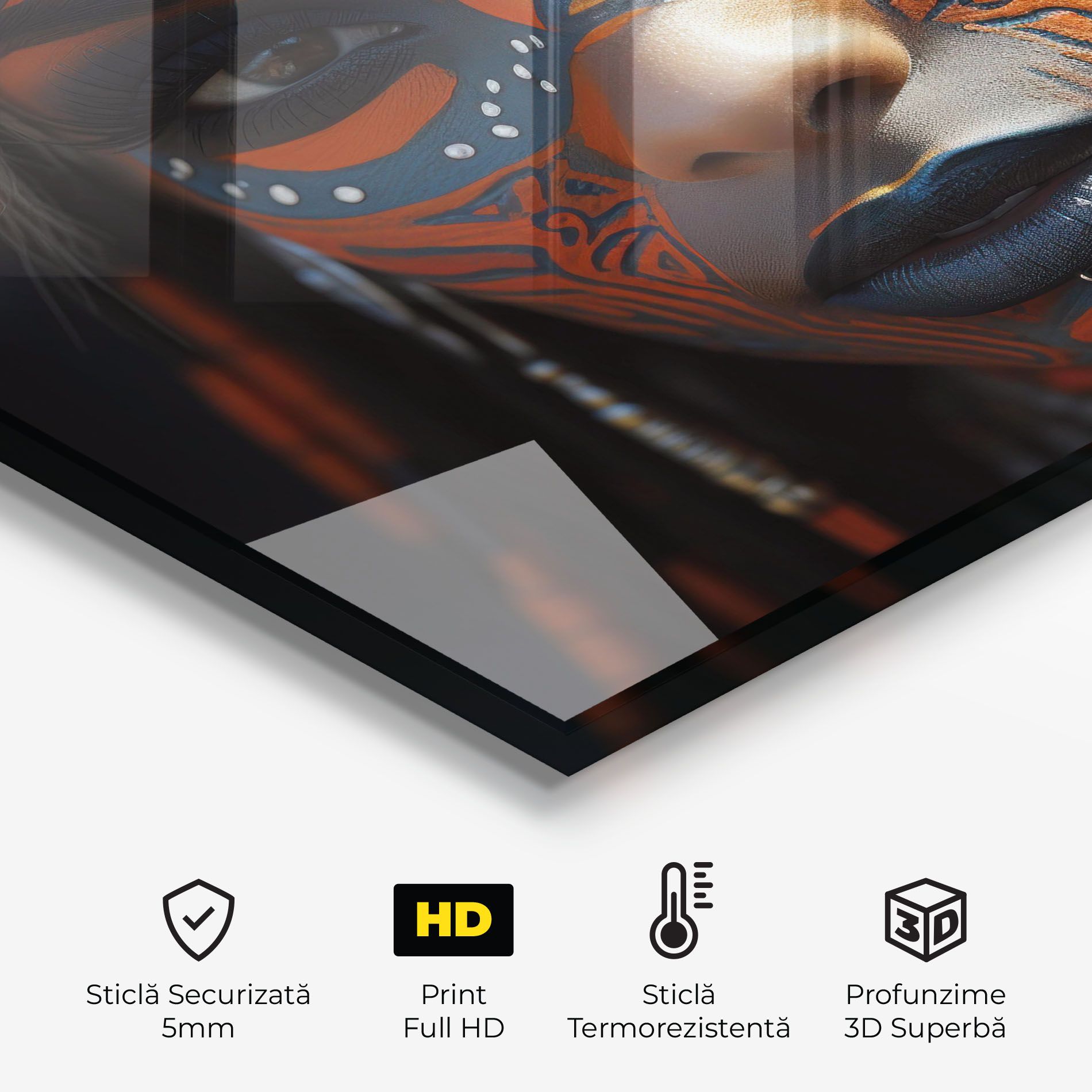 Orange Tribal Paint mockup 2