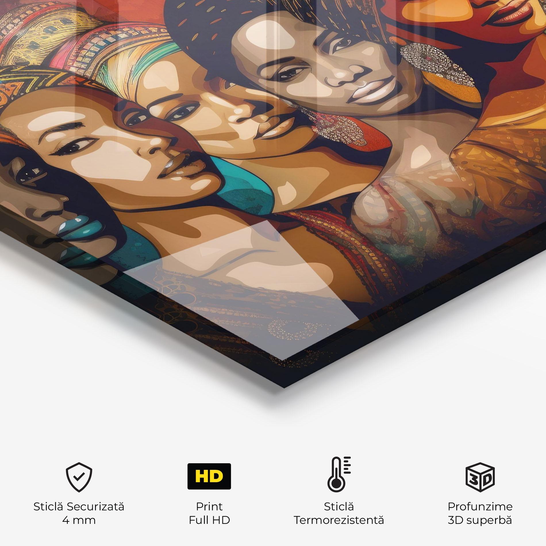 Panou Sticla Bucatarie Cultural Diversity mockup 2