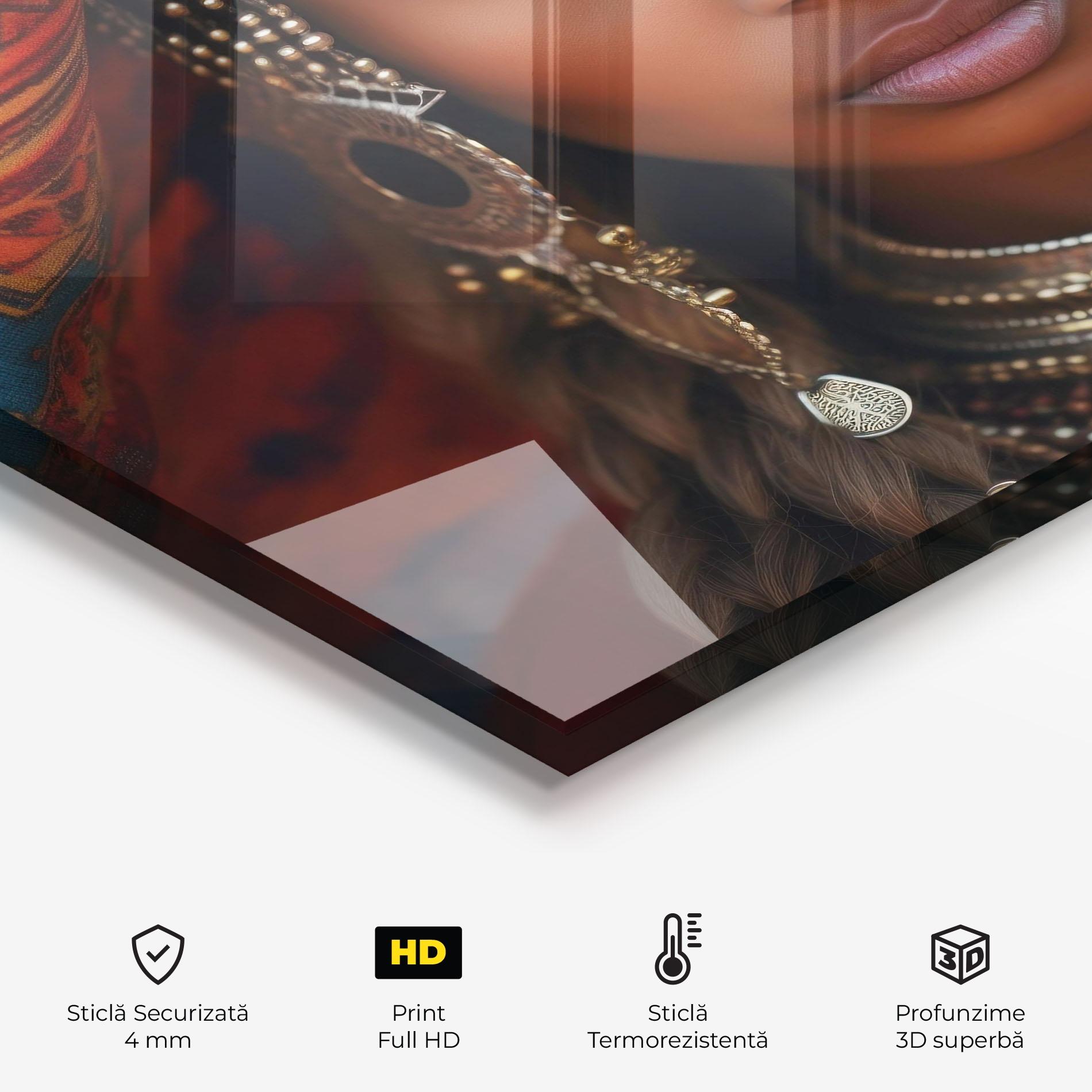 Panou Sticla Bucatarie Unique Smokey Eyes mockup 2