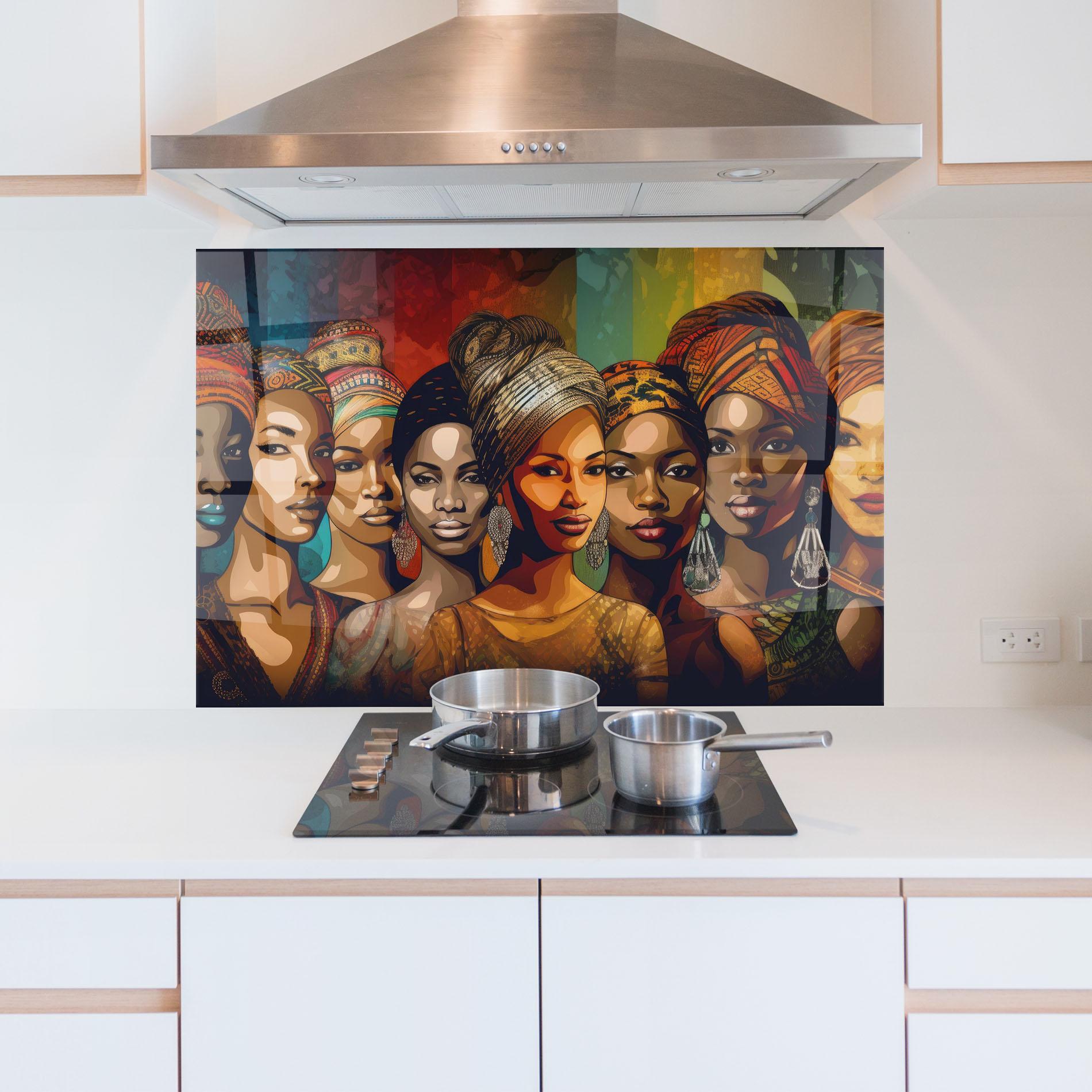 Panou Sticla Bucatarie Cultural Diversity mockup 5