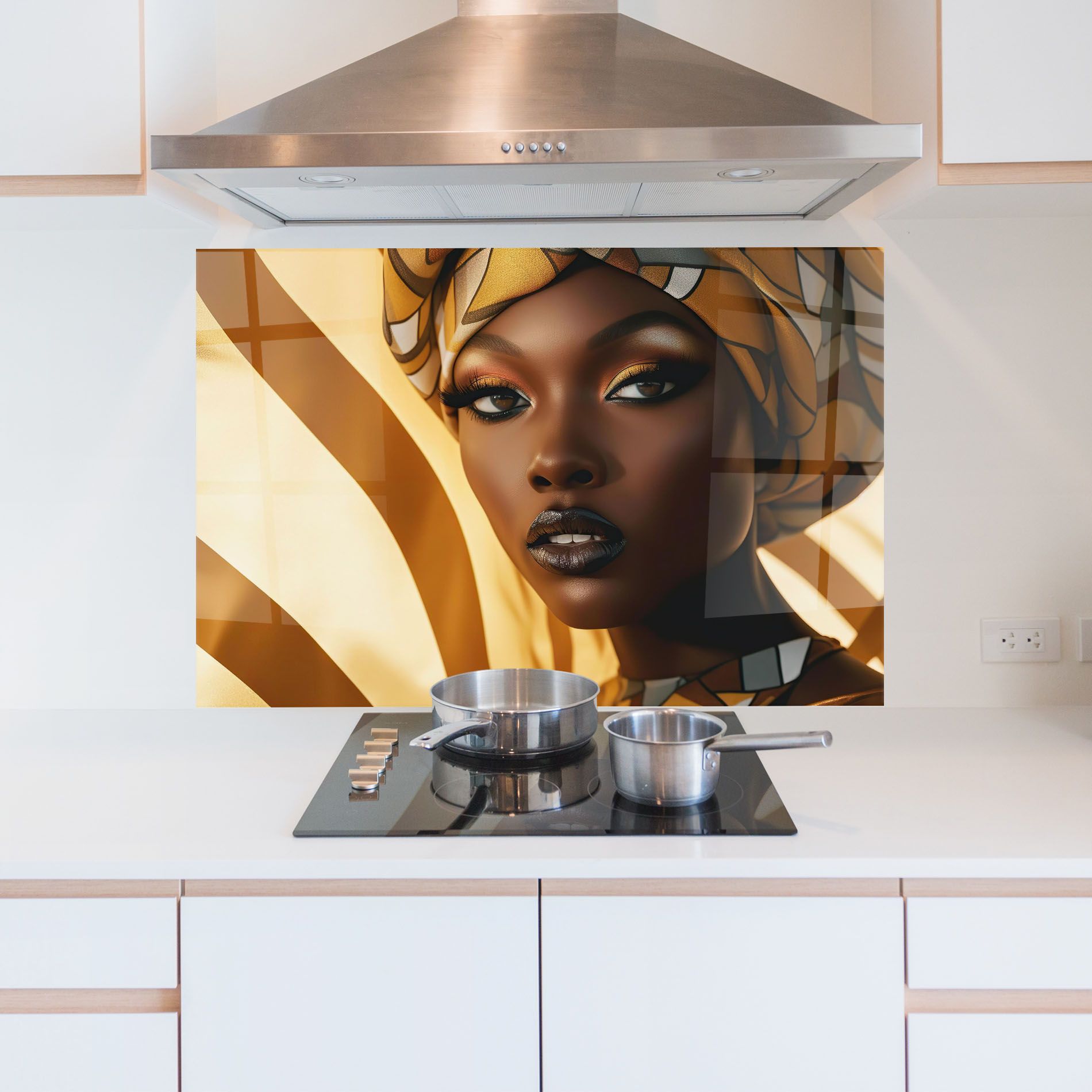 Fashion African Woman mockup 5