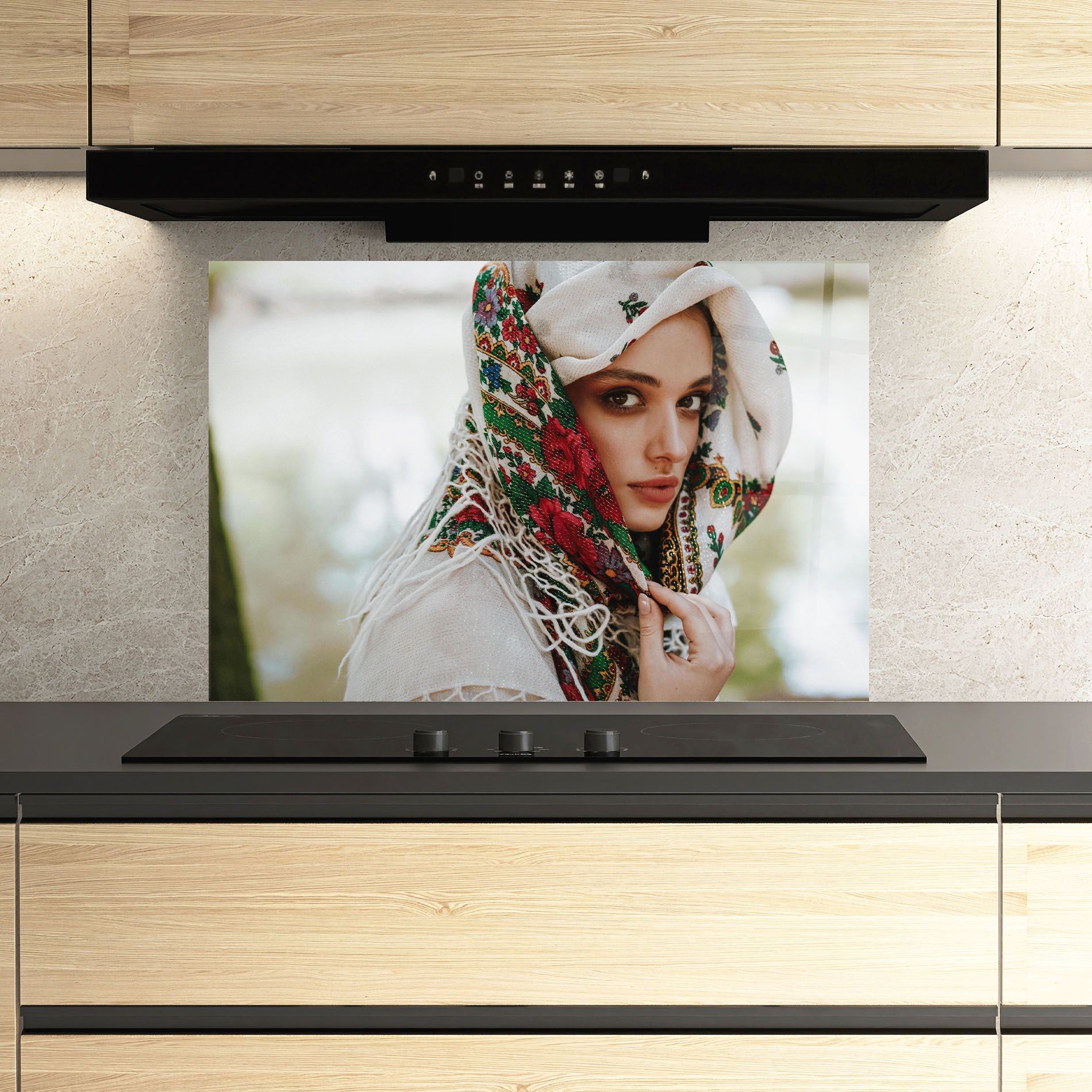 Ukrainian Embroidered Dress mockup 3