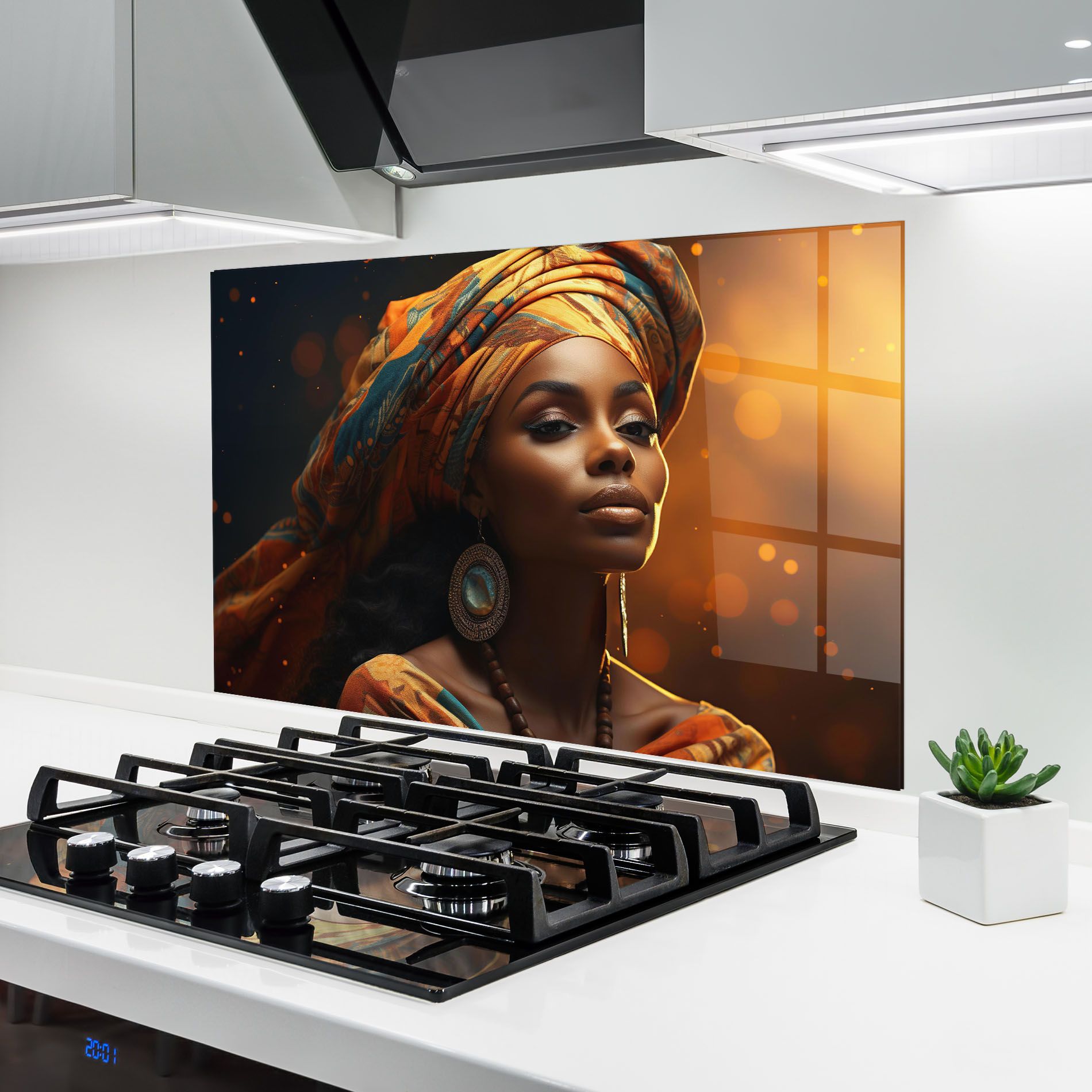 Fashion African Portrait mockup 6