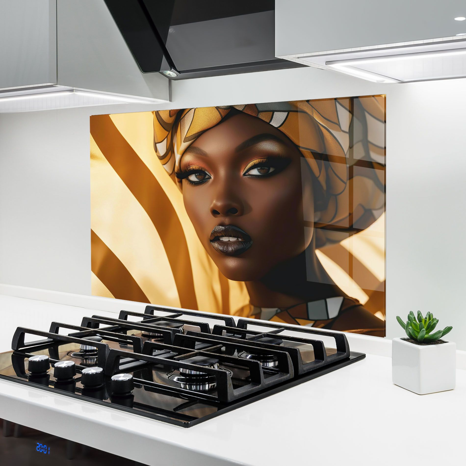 Fashion African Woman mockup 6