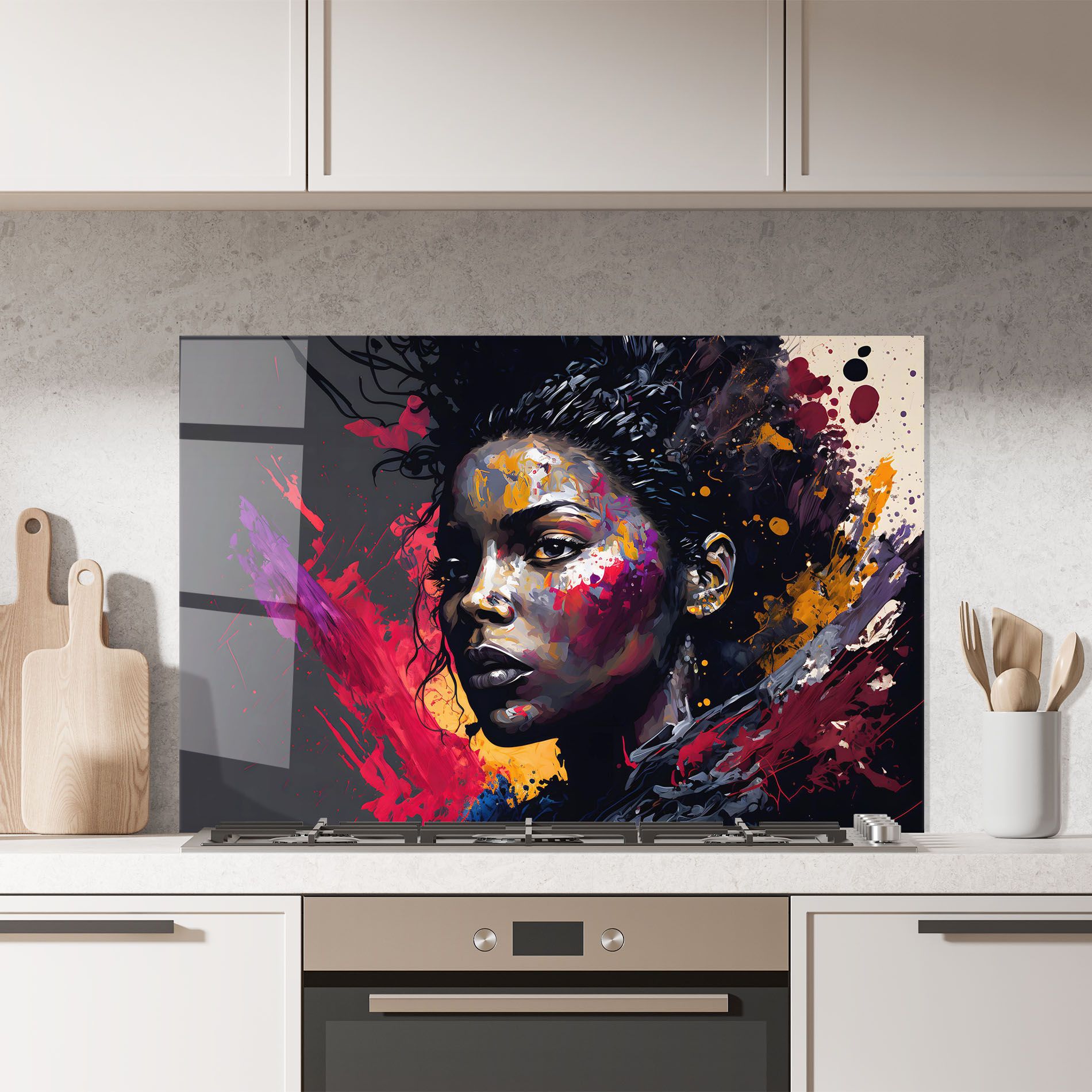 African Woman Splash mockup 7