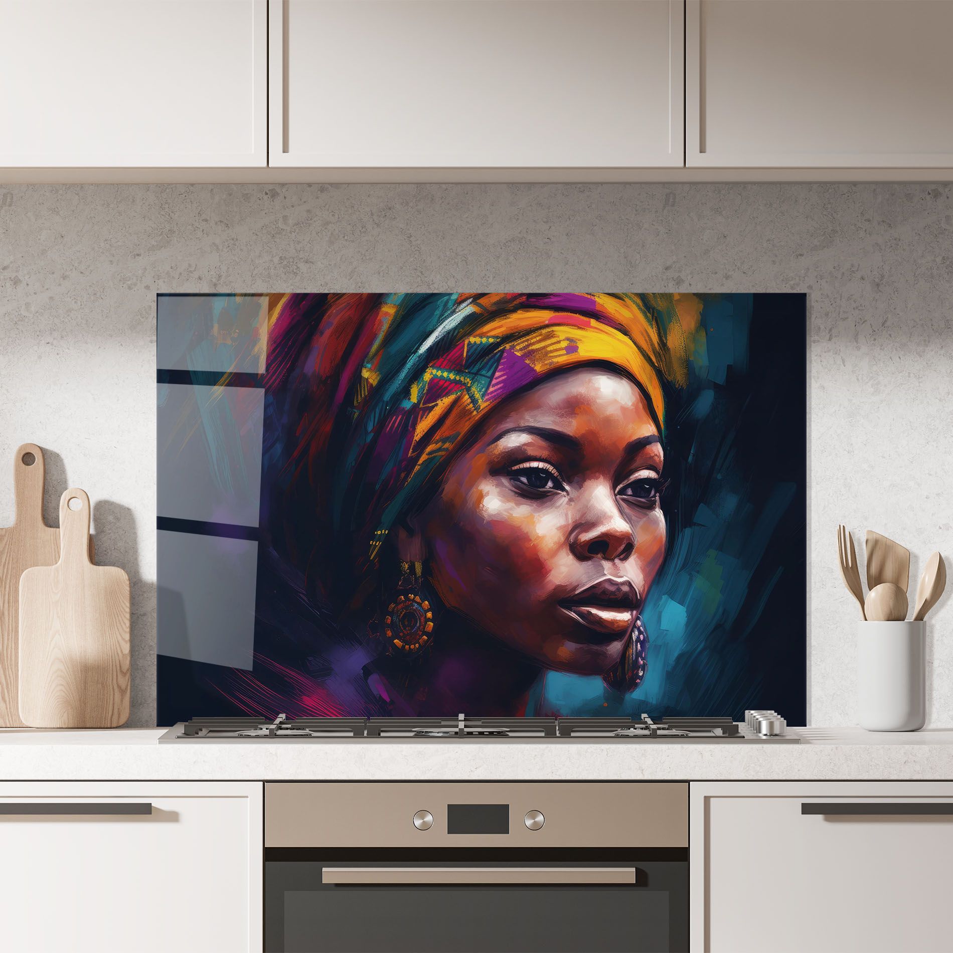 Black Traditional Woman mockup 7
