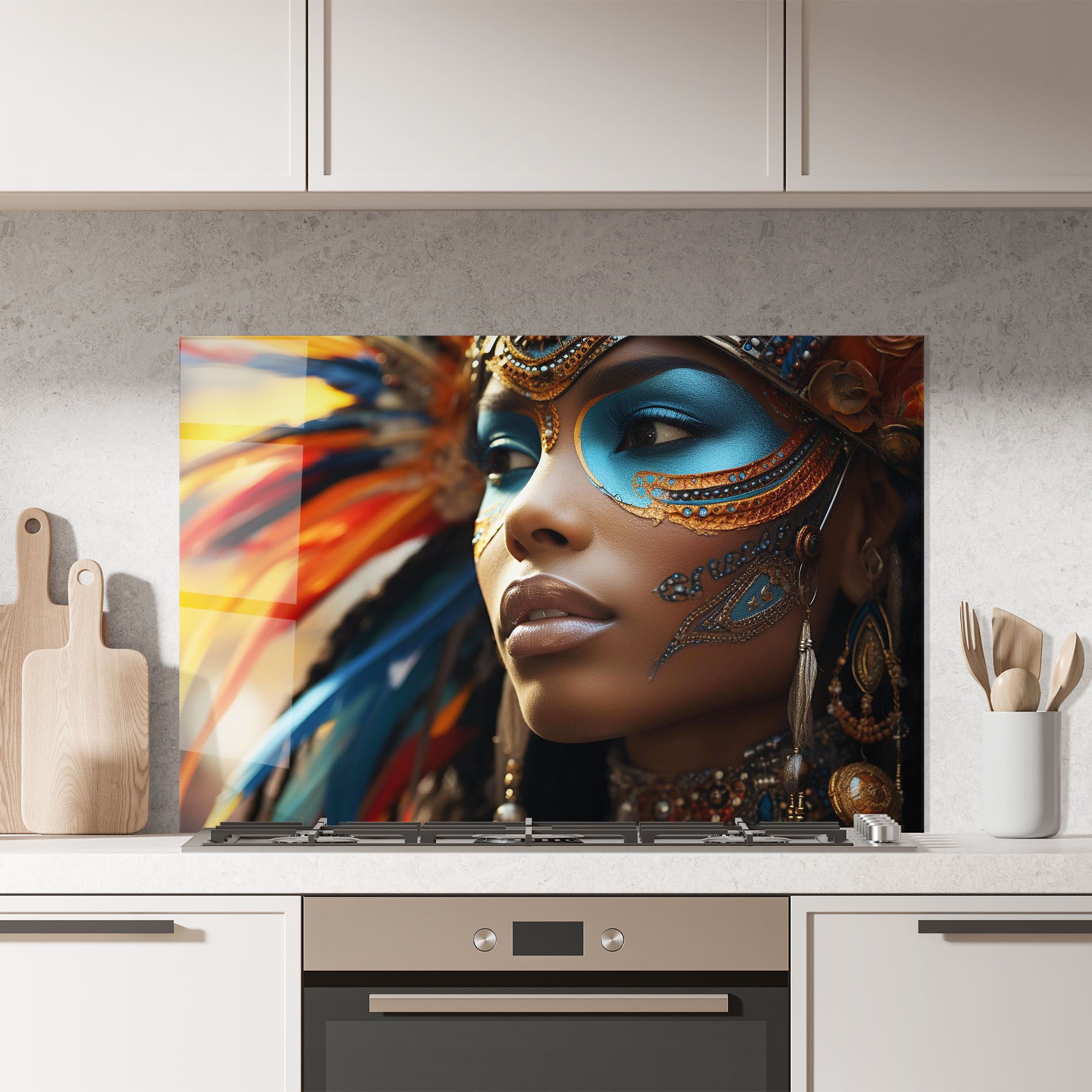 Traditional Feathers Clothing mockup 7