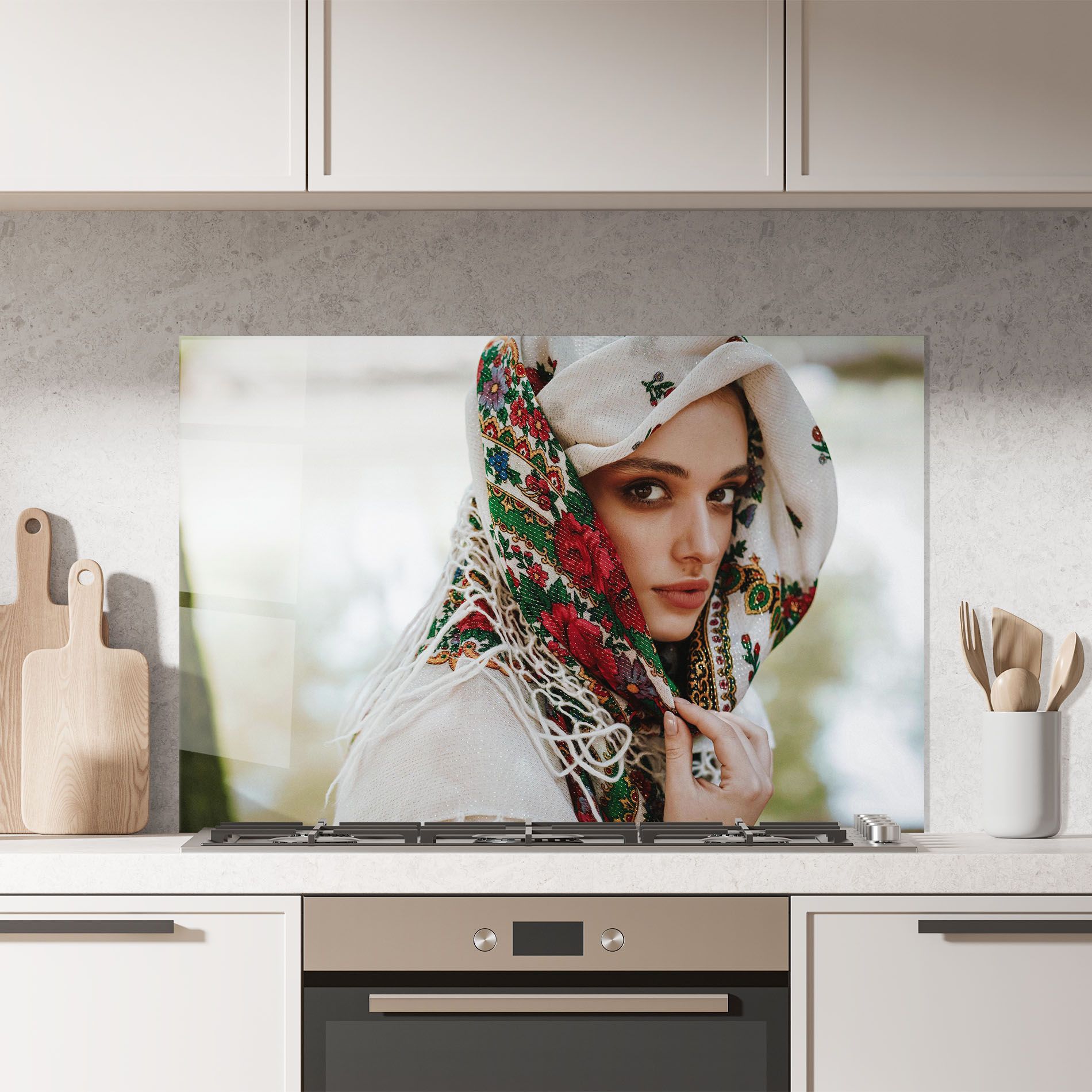 Ukrainian Embroidered Dress mockup 7