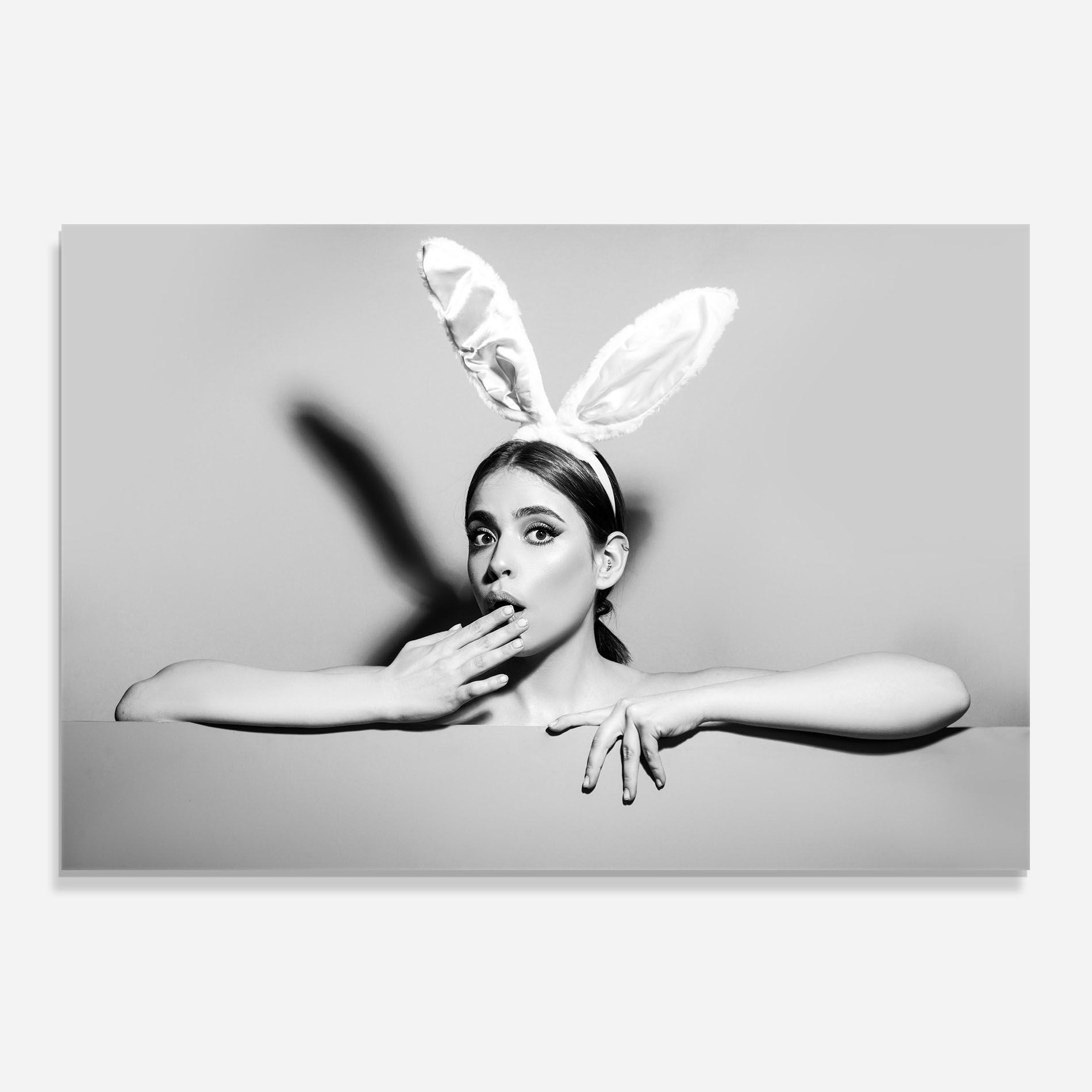 Bunny Ears Peeking mockup 0