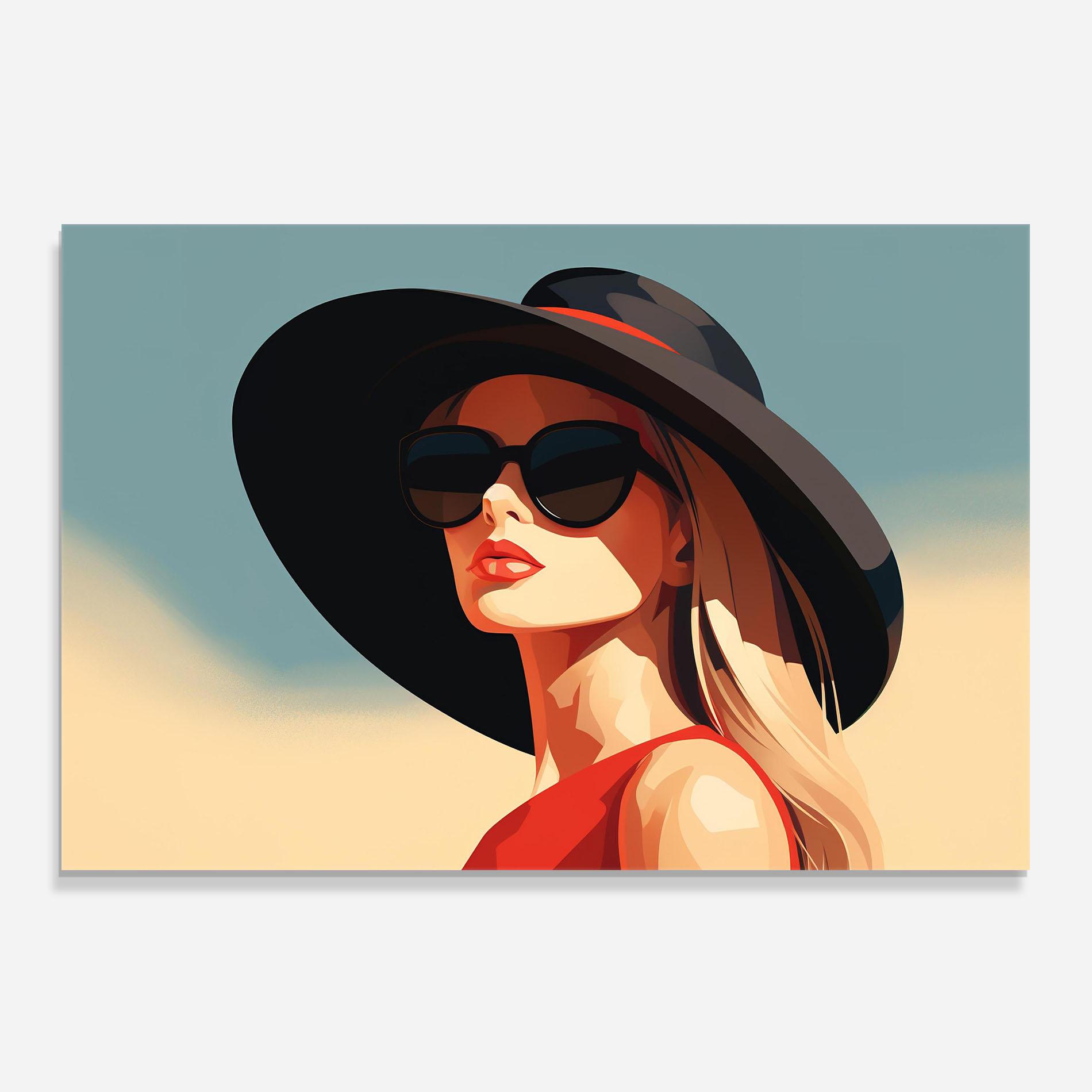 Panou Sticla Bucatarie Caucasian Glamor Model mockup 0