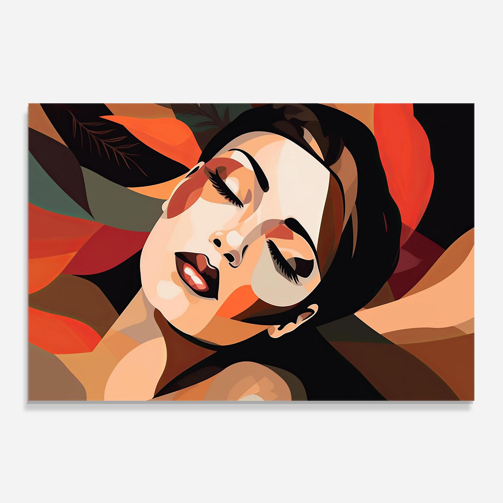 Panou Sticla Bucatarie Modern Makeup mockup 0