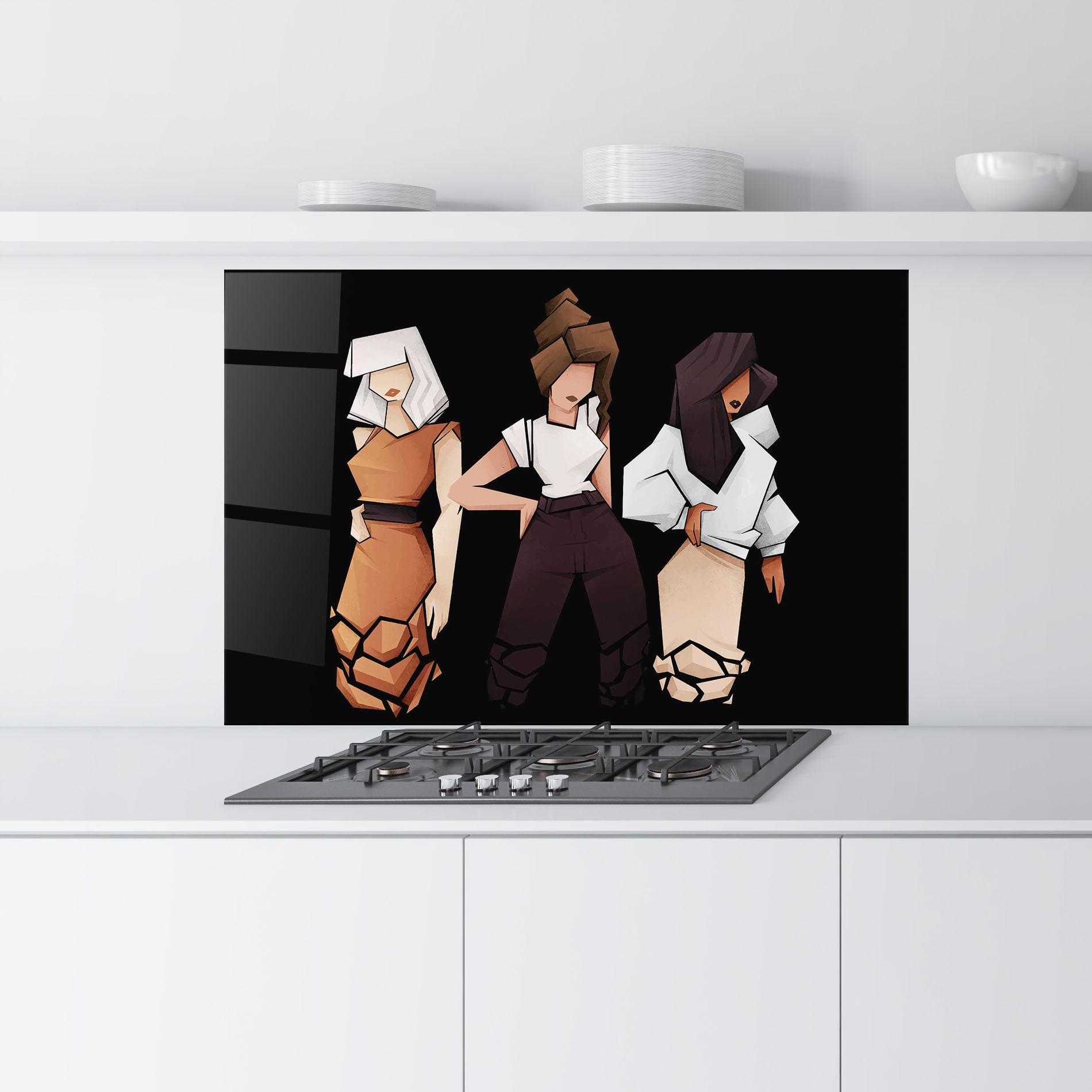 Panou Sticla Bucatarie Bussines Women mockup 9