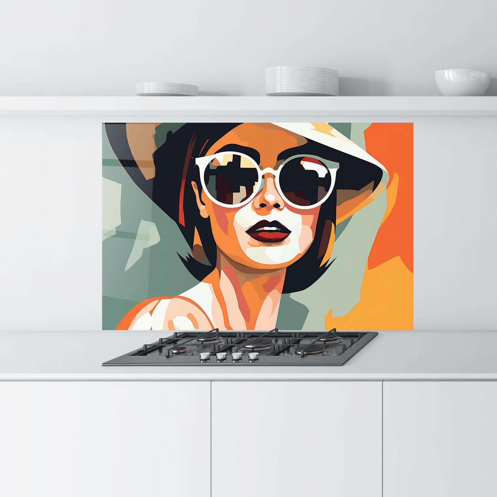 Panou Sticla Bucatarie Modern Design Style mockup 9