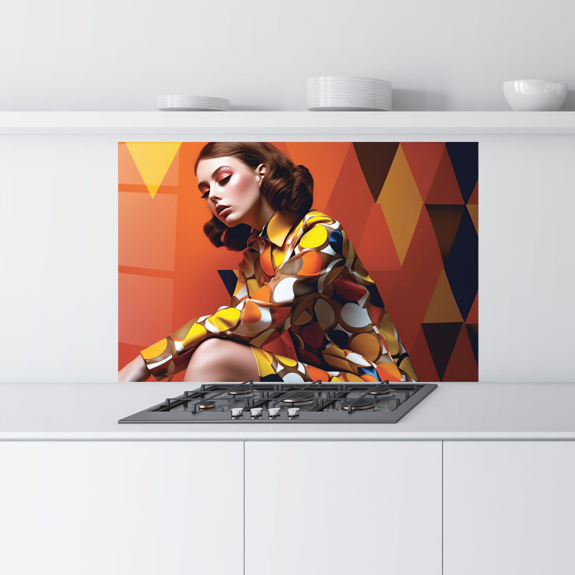 Orange Fashion Design mockup 9