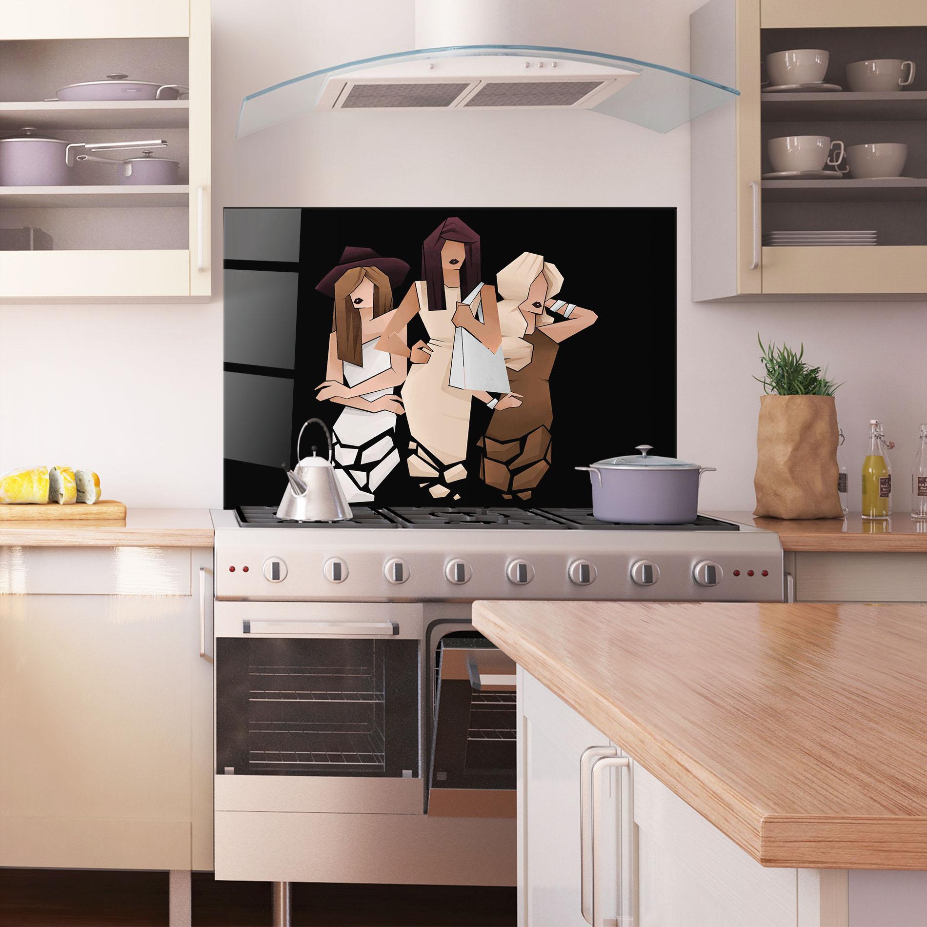 Panou Sticla Bucatarie Best Friends mockup 1