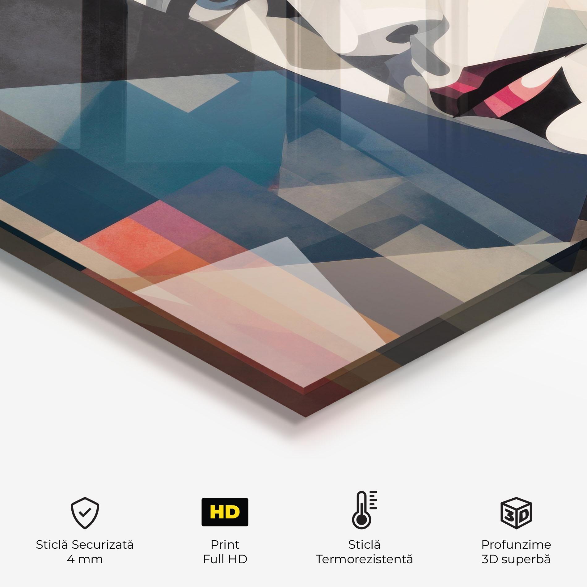 Panou Sticla Bucatarie Chicago Portrait mockup 2