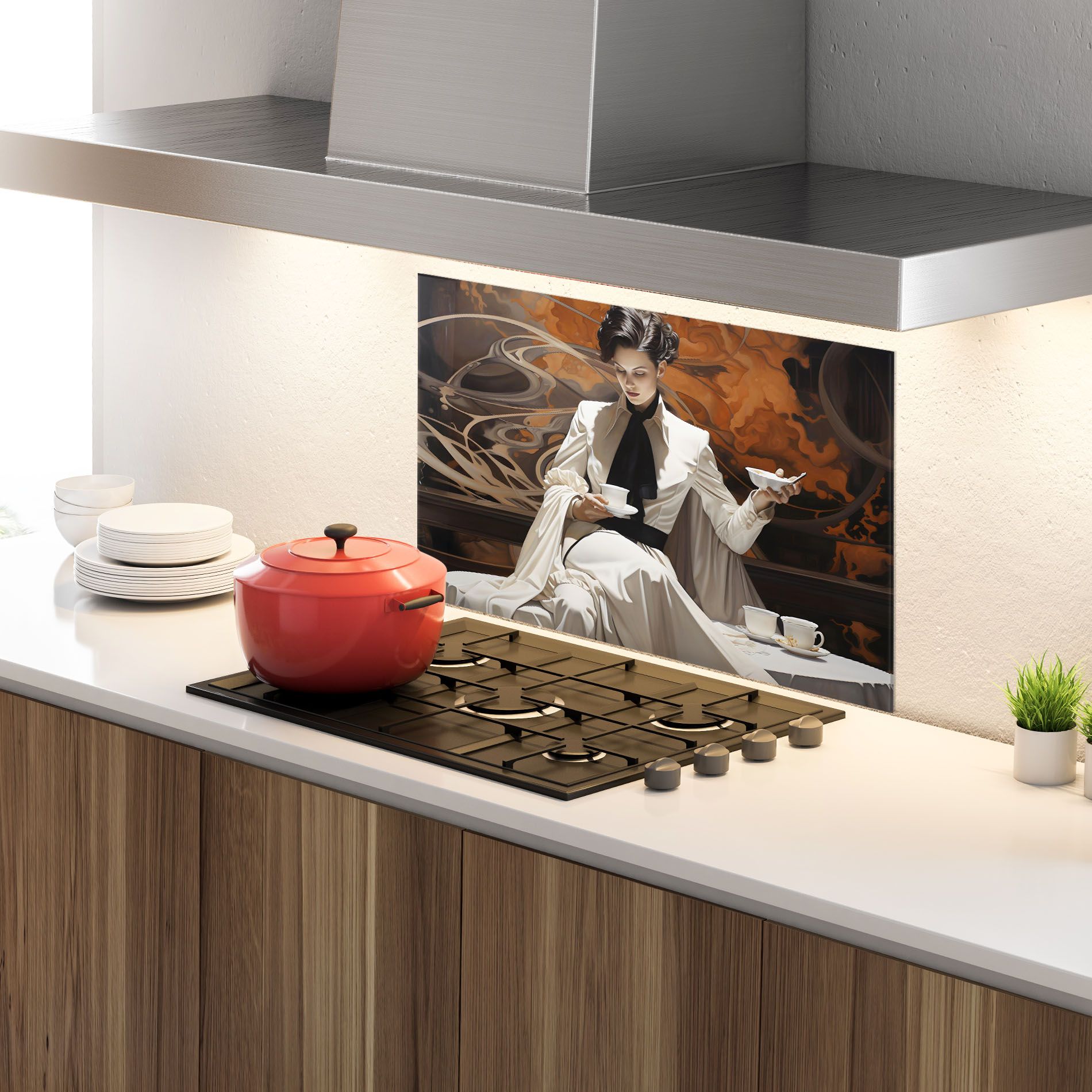 Coffee Woman mockup 4