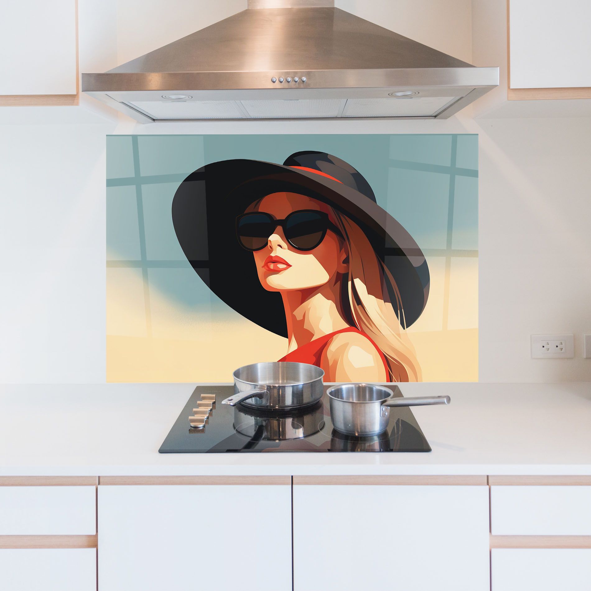 Caucasian Glamor Model mockup 5