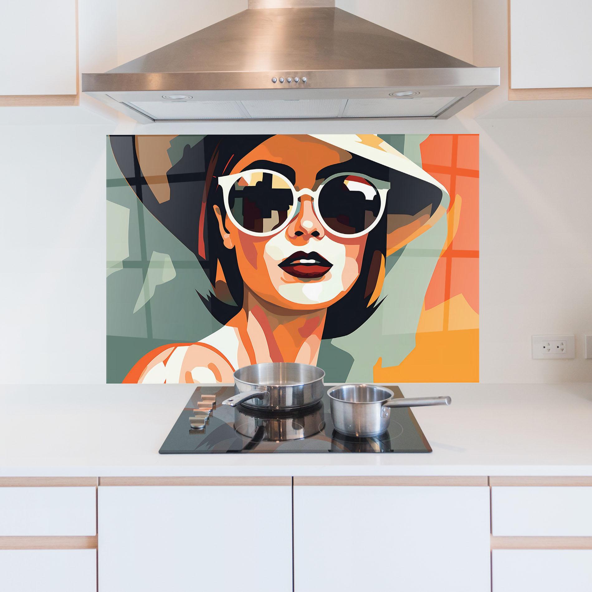 Panou Sticla Bucatarie Modern Design Style mockup 5