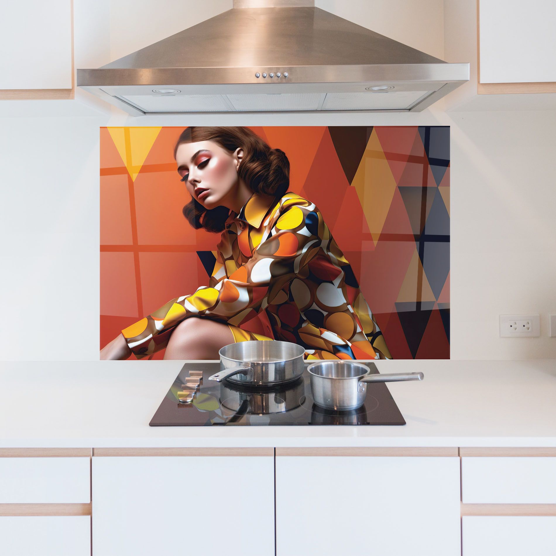 Orange Fashion Design mockup 5