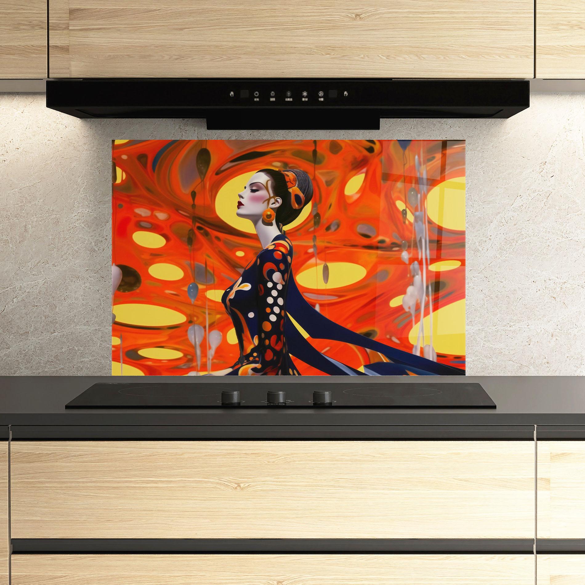 Panou Sticla Bucatarie Big Orange Accesories mockup 3