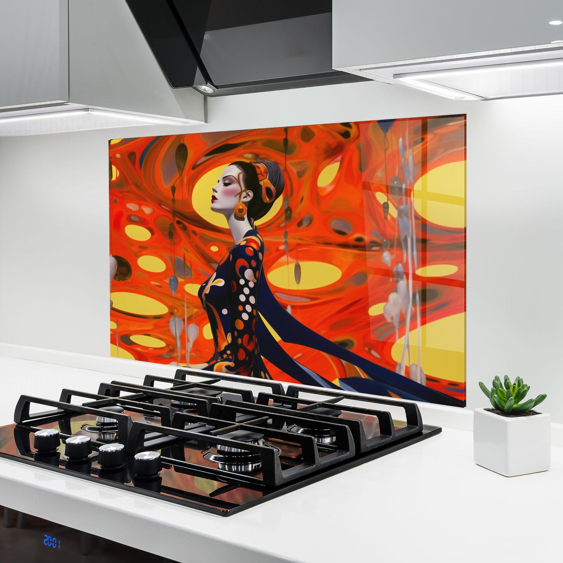 Panou Sticla Bucatarie Big Orange Accesories mockup 6