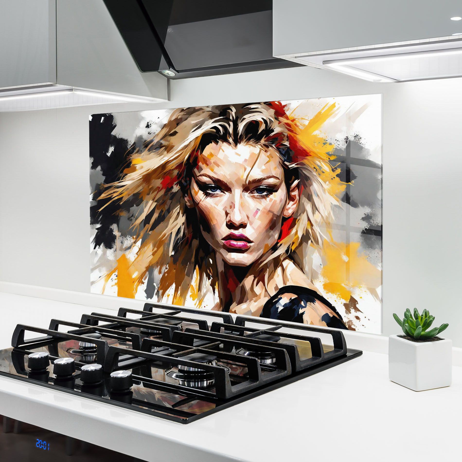 Blond Hair Splash mockup 6