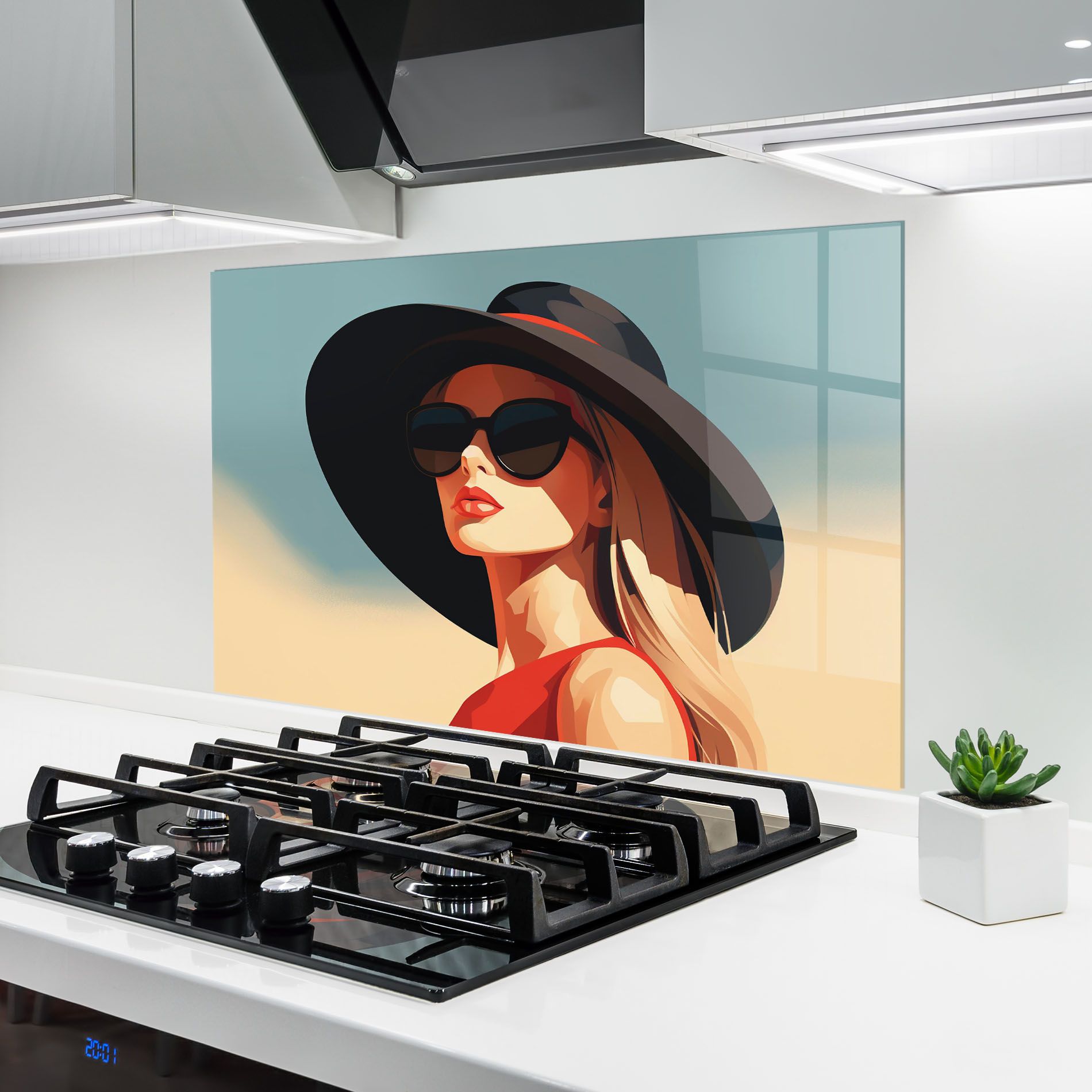 Caucasian Glamor Model mockup 6