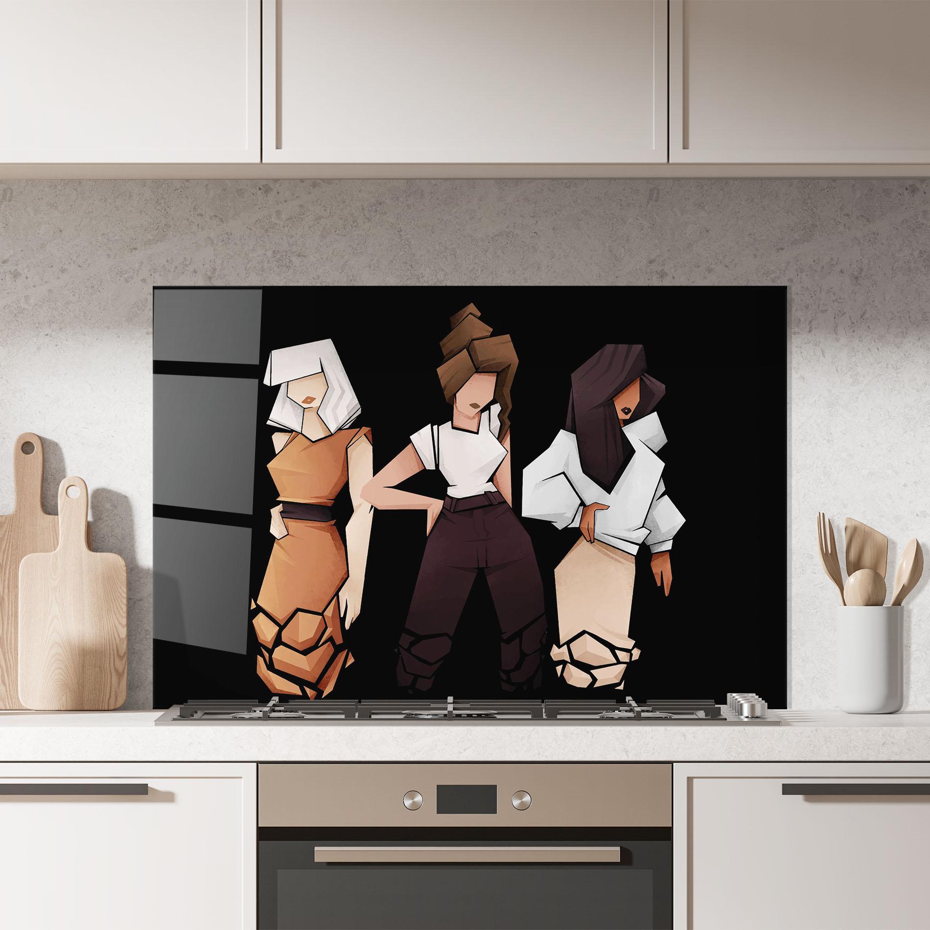 Panou Sticla Bucatarie Bussines Women mockup 7