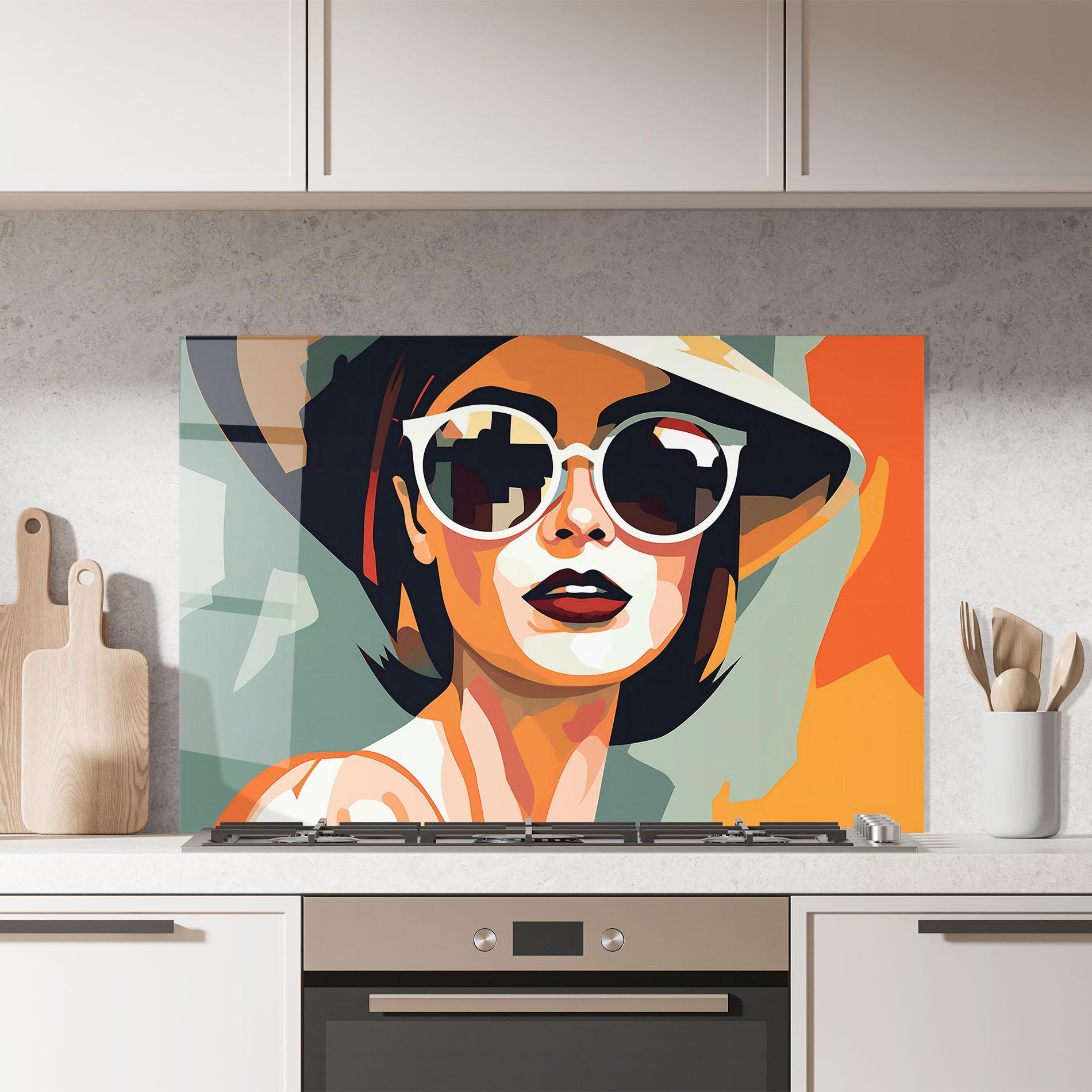 Panou Sticla Bucatarie Modern Design Style mockup 7