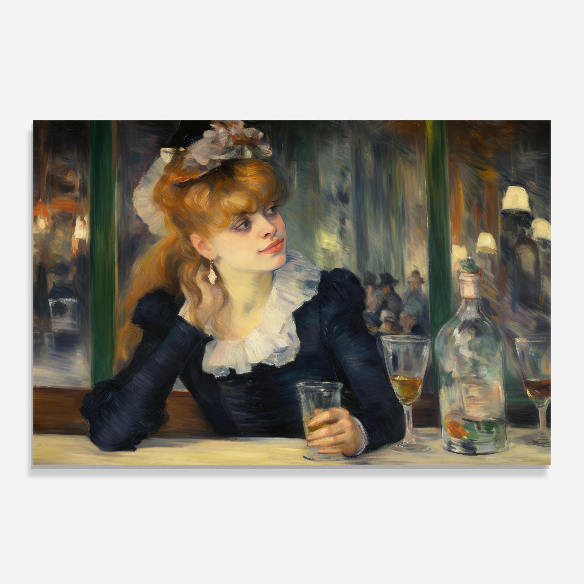 Panou Sticla Bucatarie Elegant Vintage Fashion mockup 0