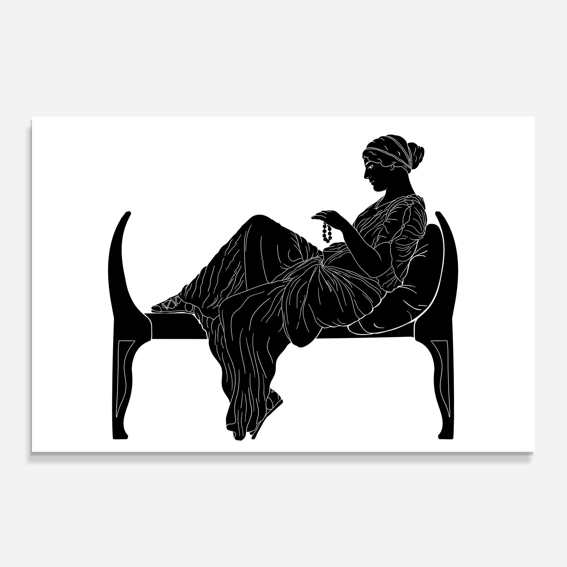 Panou Sticla Bucatarie Statue Pearls mockup 0