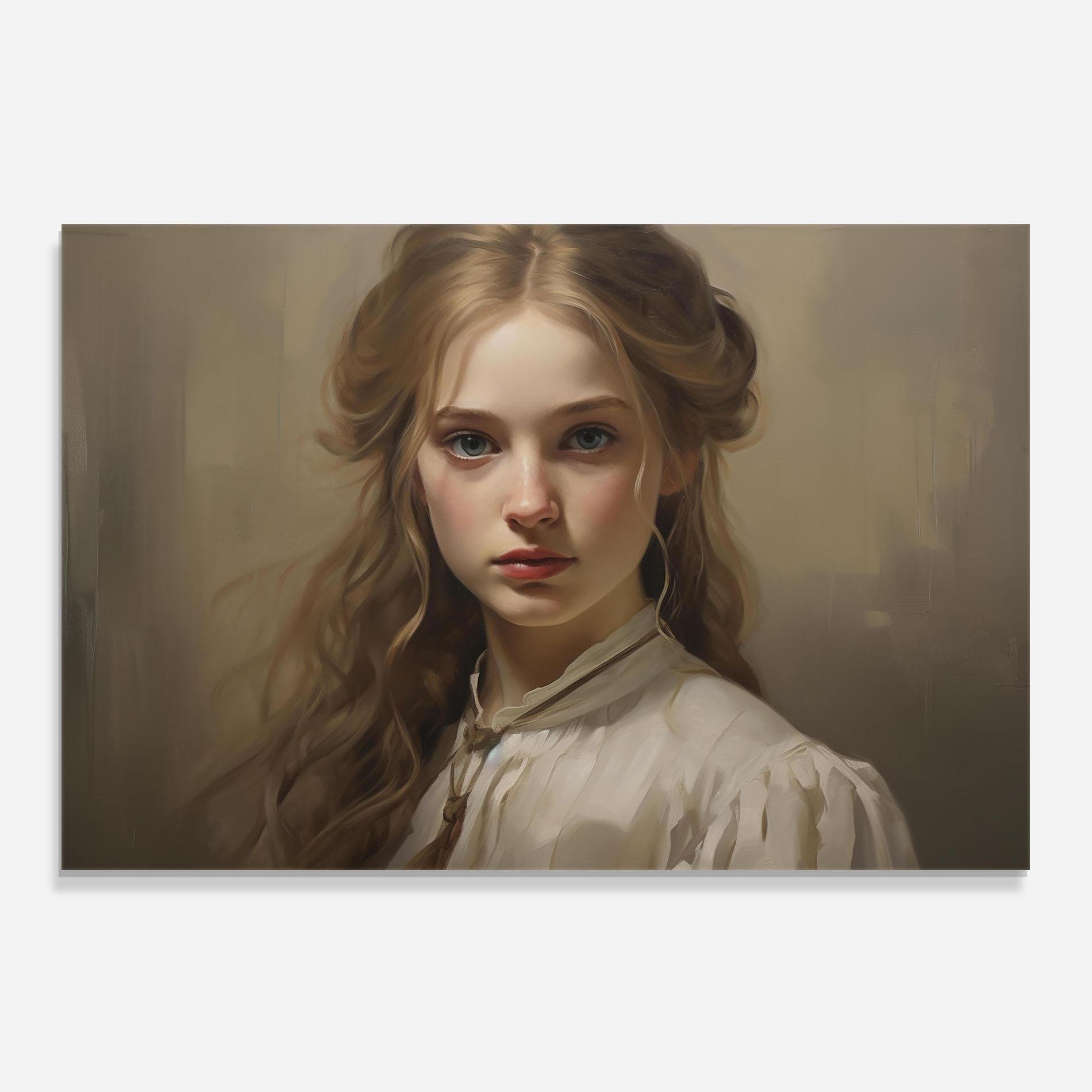 Panou Sticla Bucatarie Timeless Portrait mockup 0