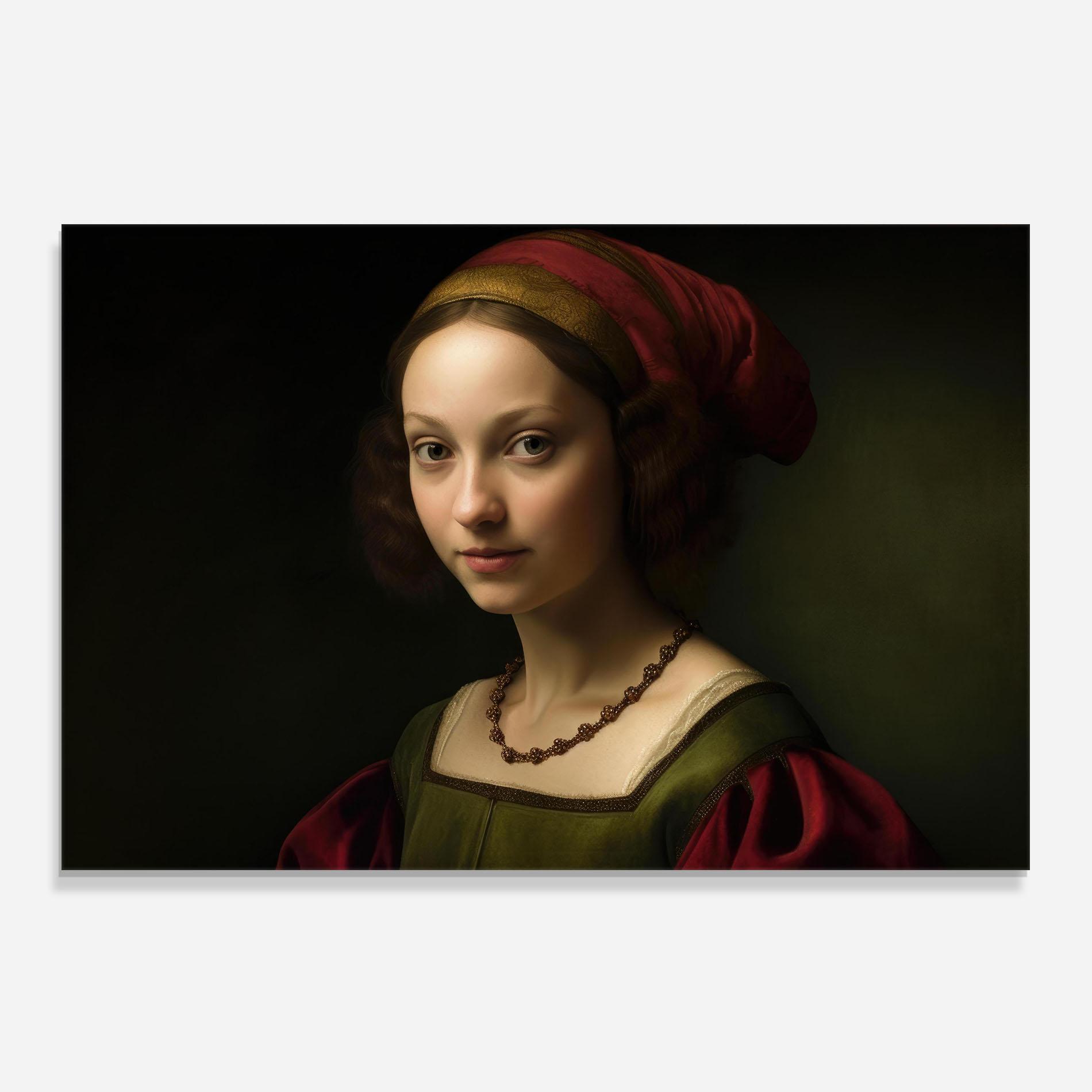 Panou Sticla Bucatarie Vintage Old Painting mockup 0