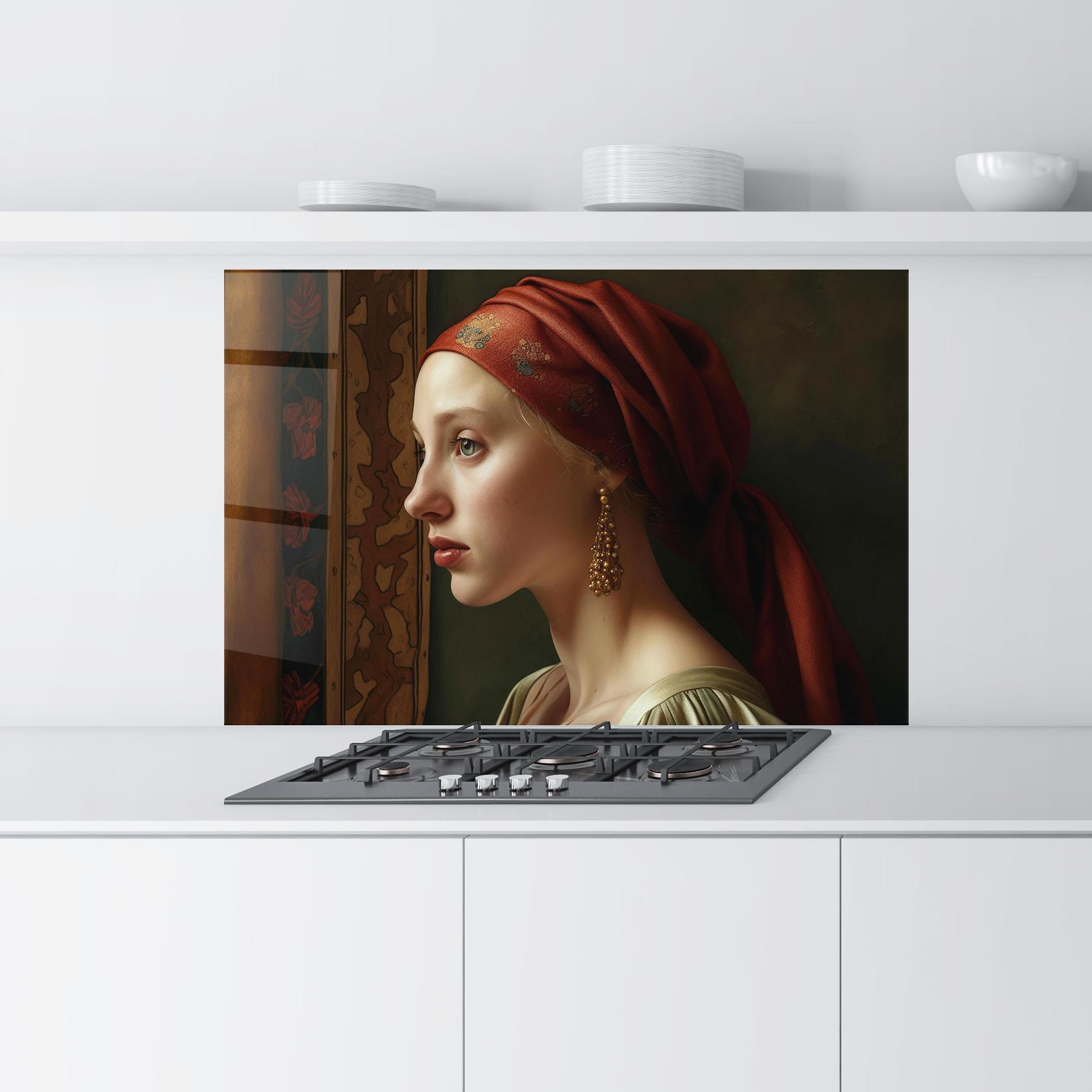 Panou Sticla Bucatarie Timeless Beauty mockup 9