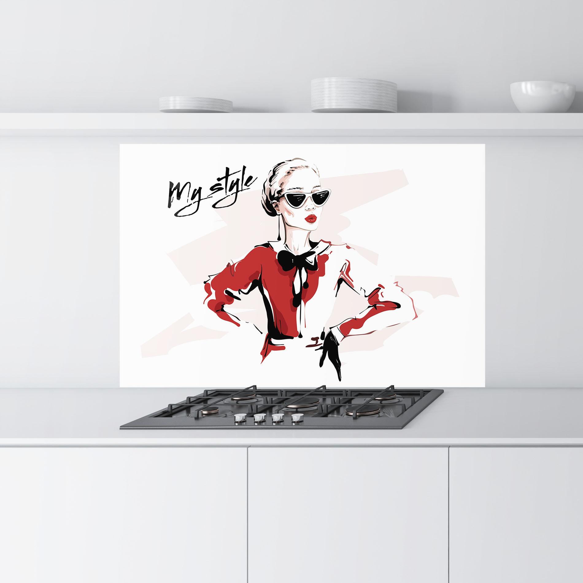 Panou Sticla Bucatarie Vintage My Style mockup 9