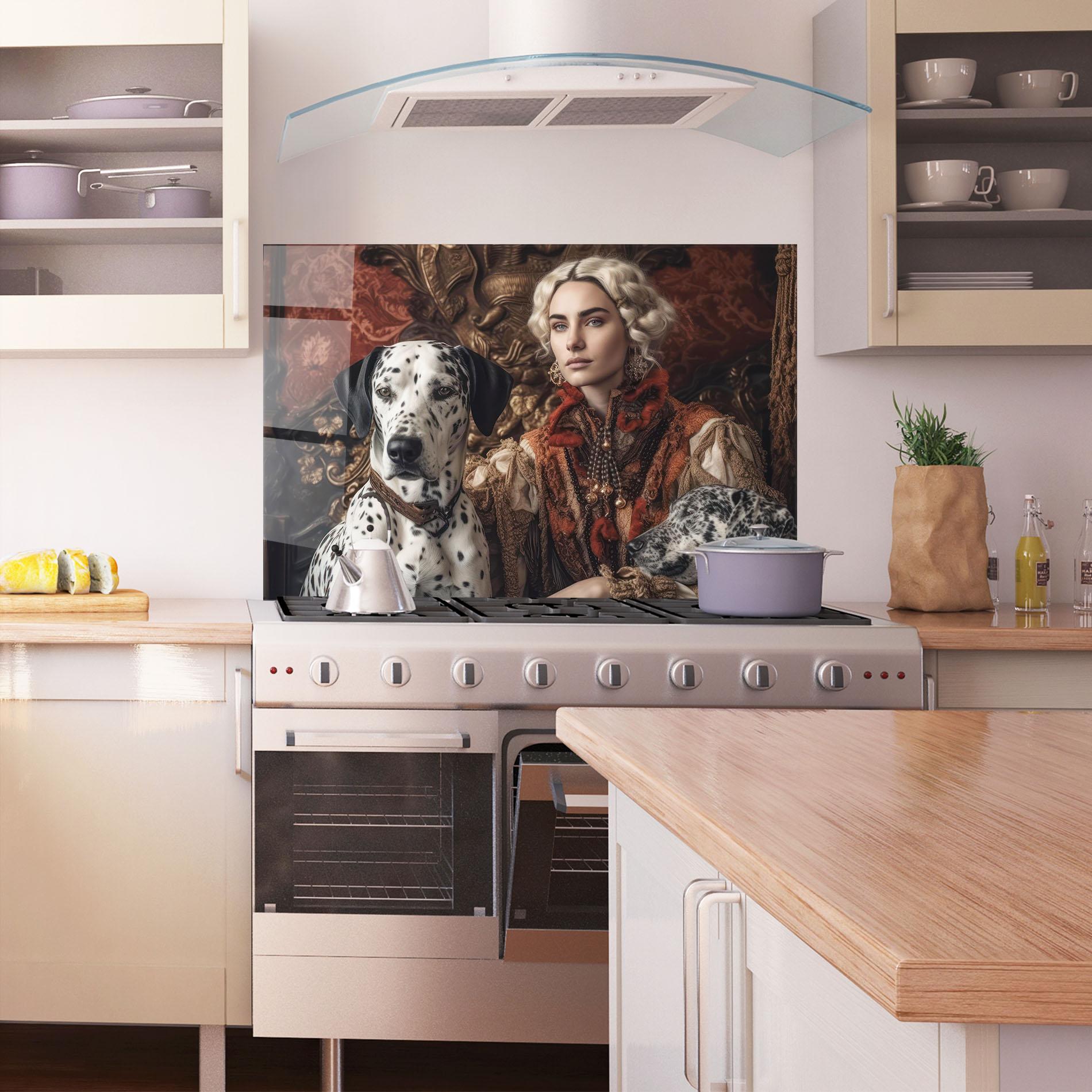 Panou Sticla Bucatarie Queen Fashion mockup 1