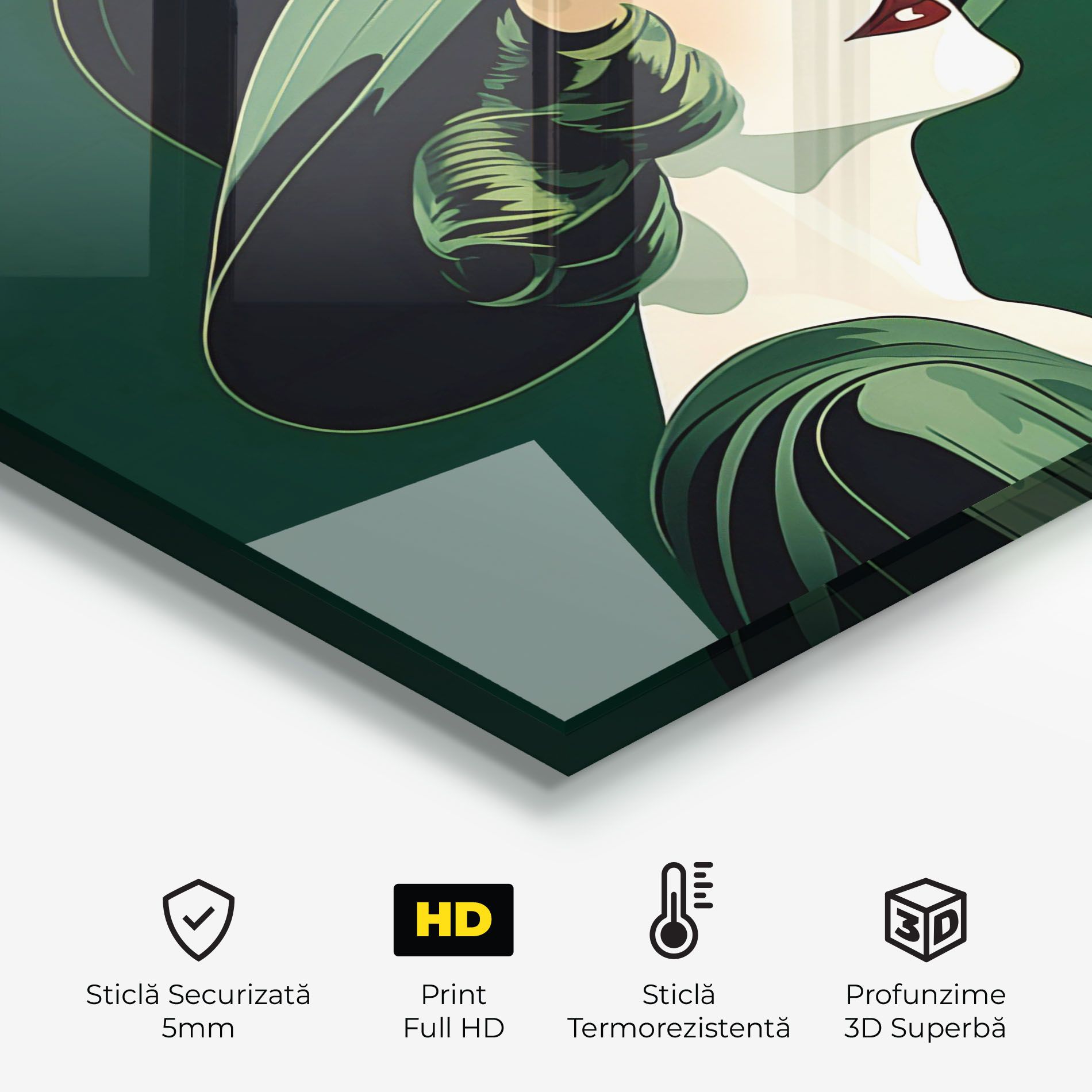 Green Woman Painting mockup 2
