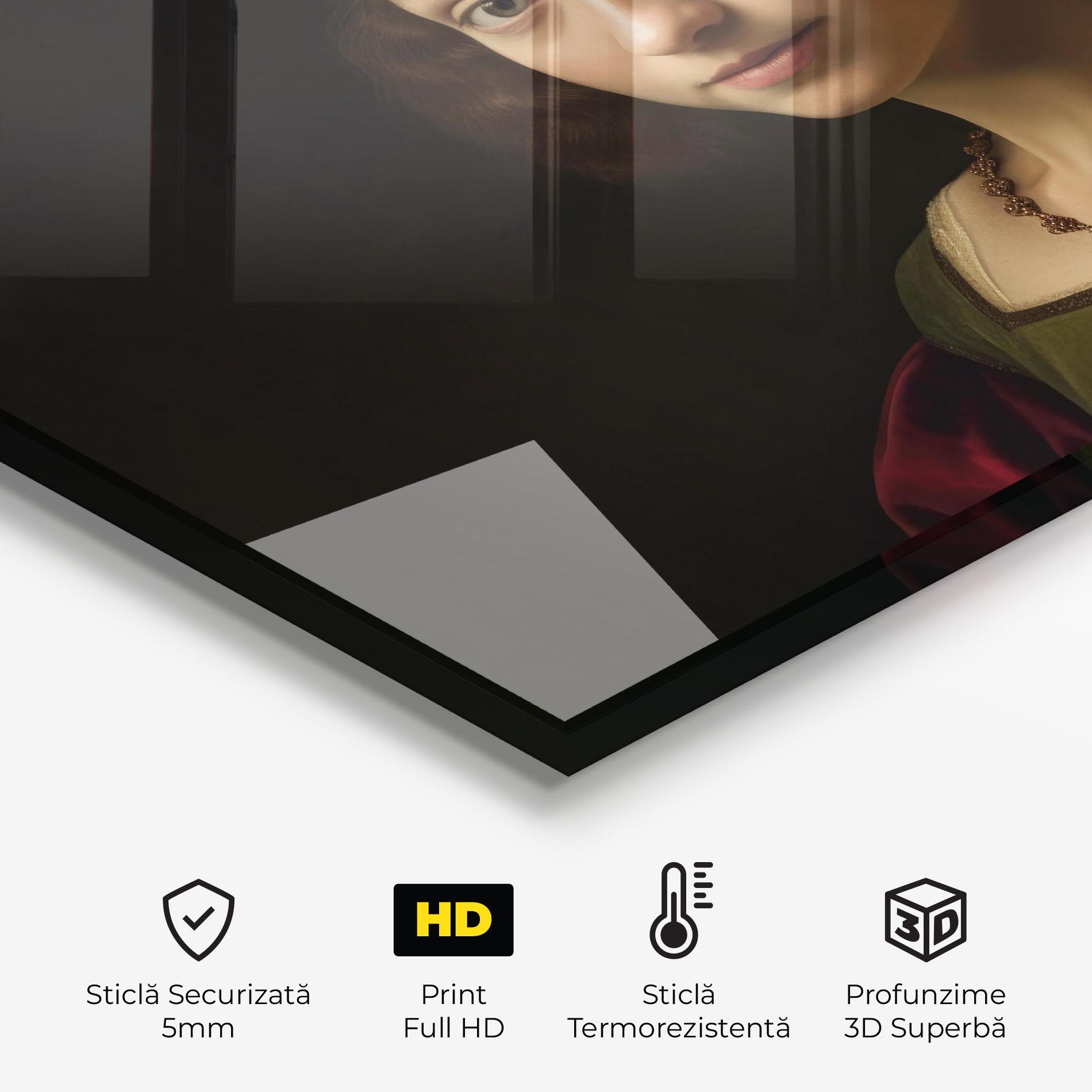 Panou Sticla Bucatarie Vintage Old Painting mockup 2