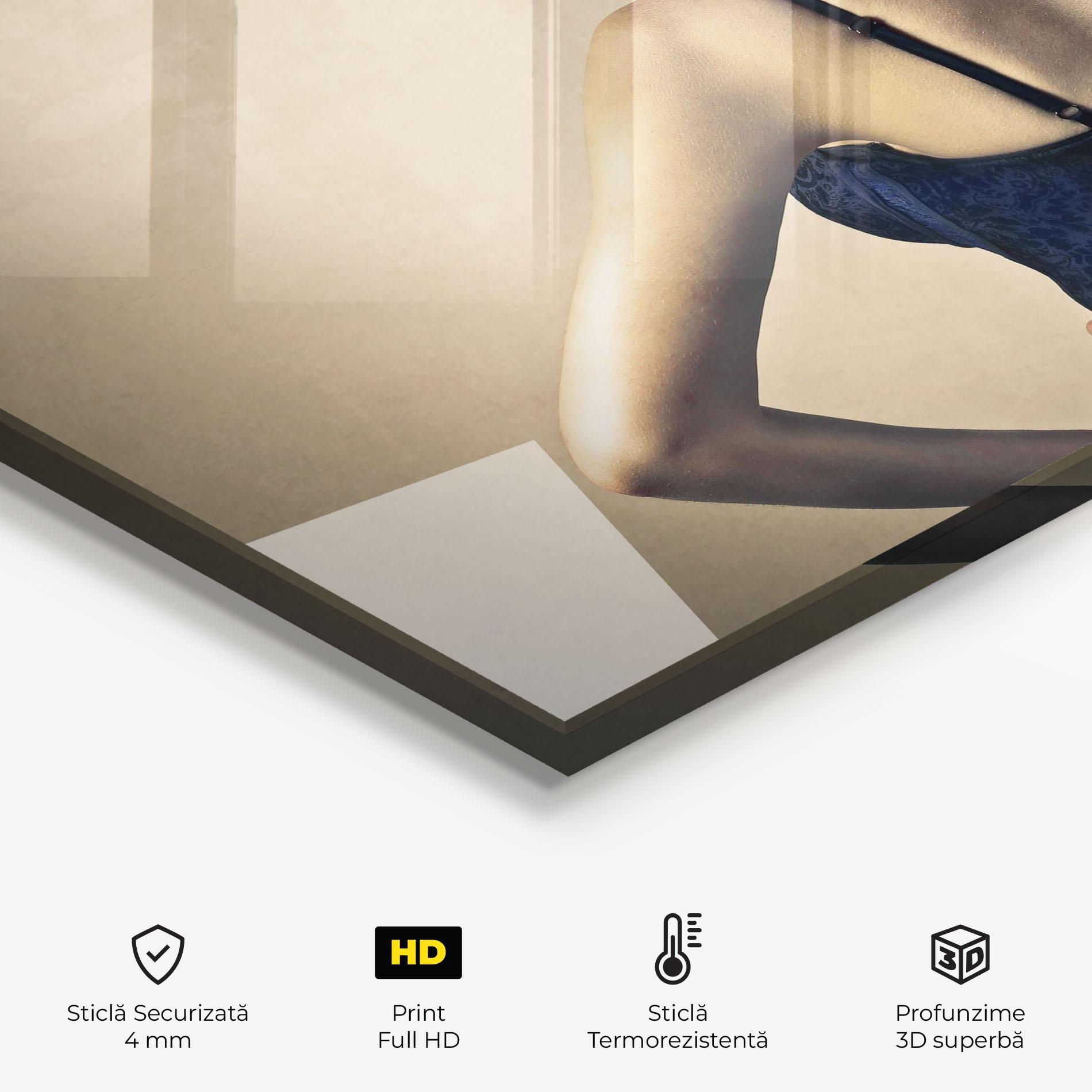 Panou Sticla Bucatarie Pin Up Girl mockup 2