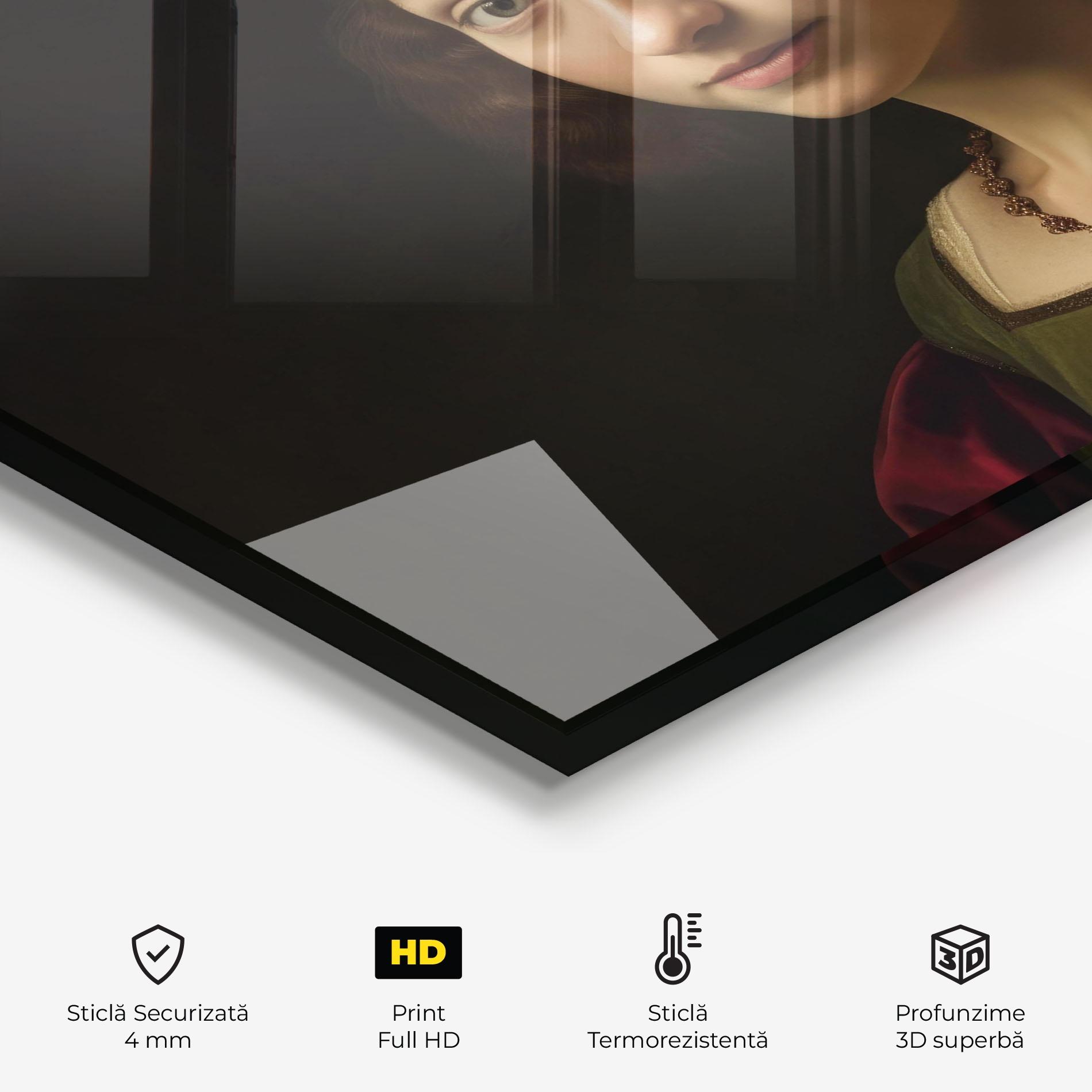 Panou Sticla Bucatarie Vintage Old Painting mockup 2