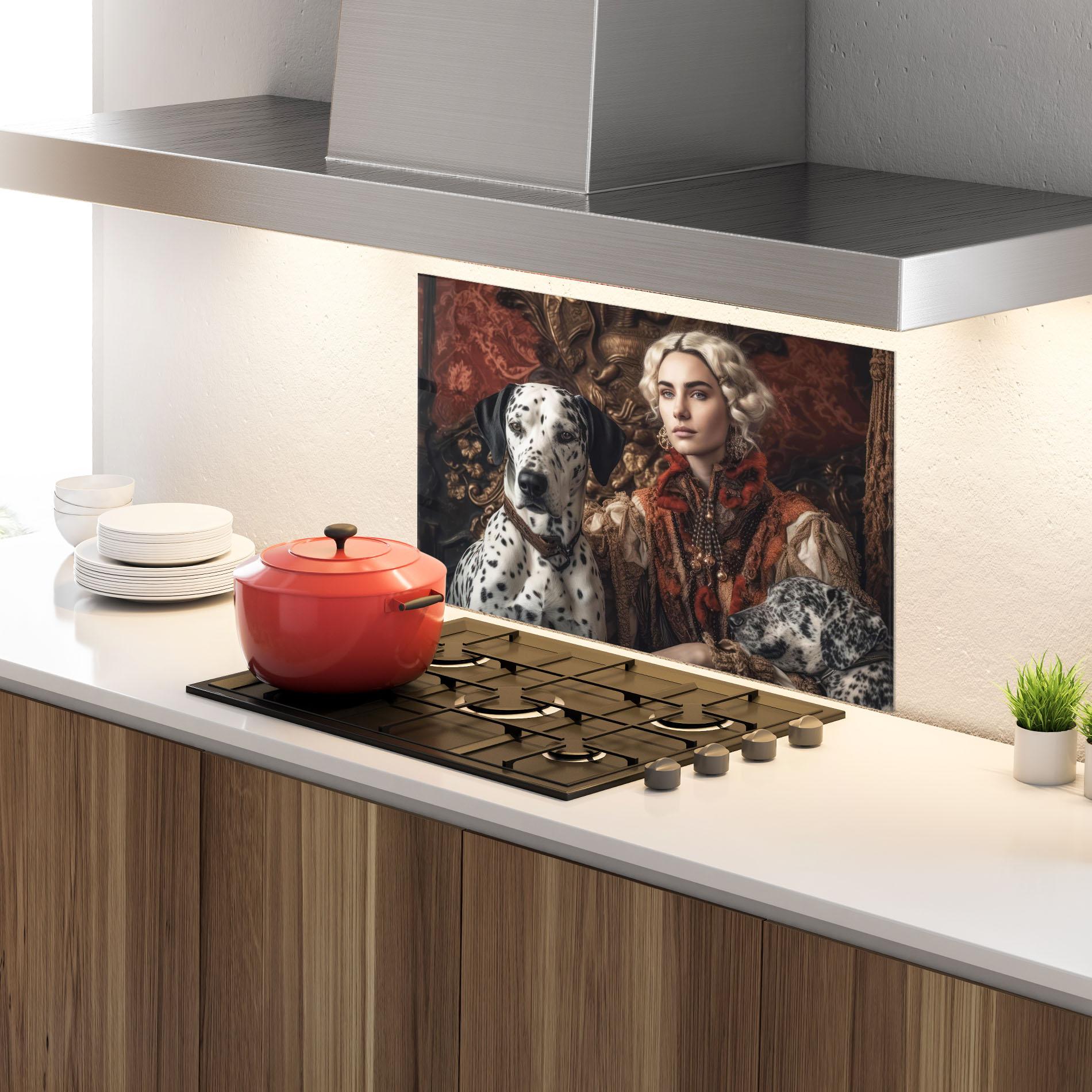 Panou Sticla Bucatarie Queen Fashion mockup 4