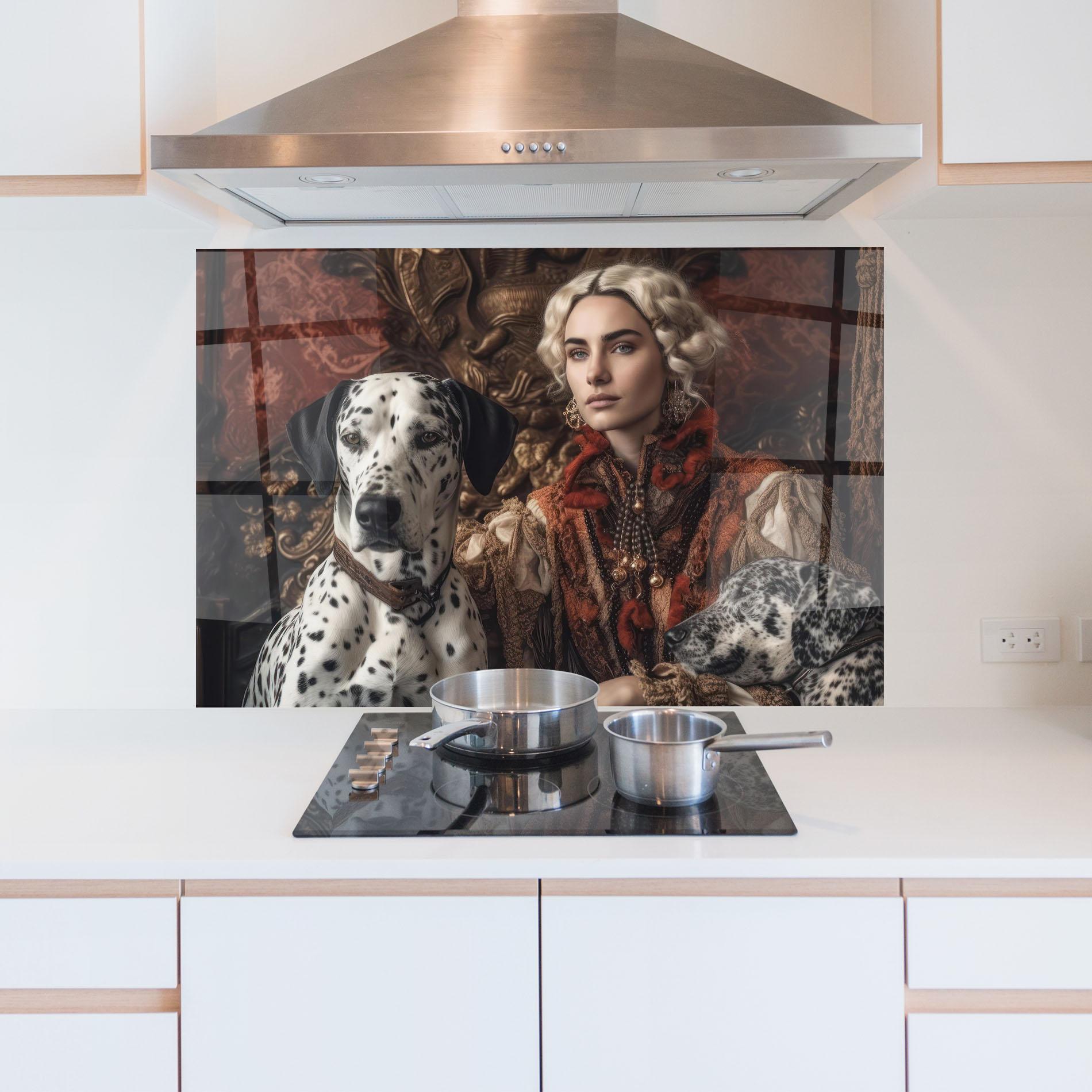 Panou Sticla Bucatarie Queen Fashion mockup 5