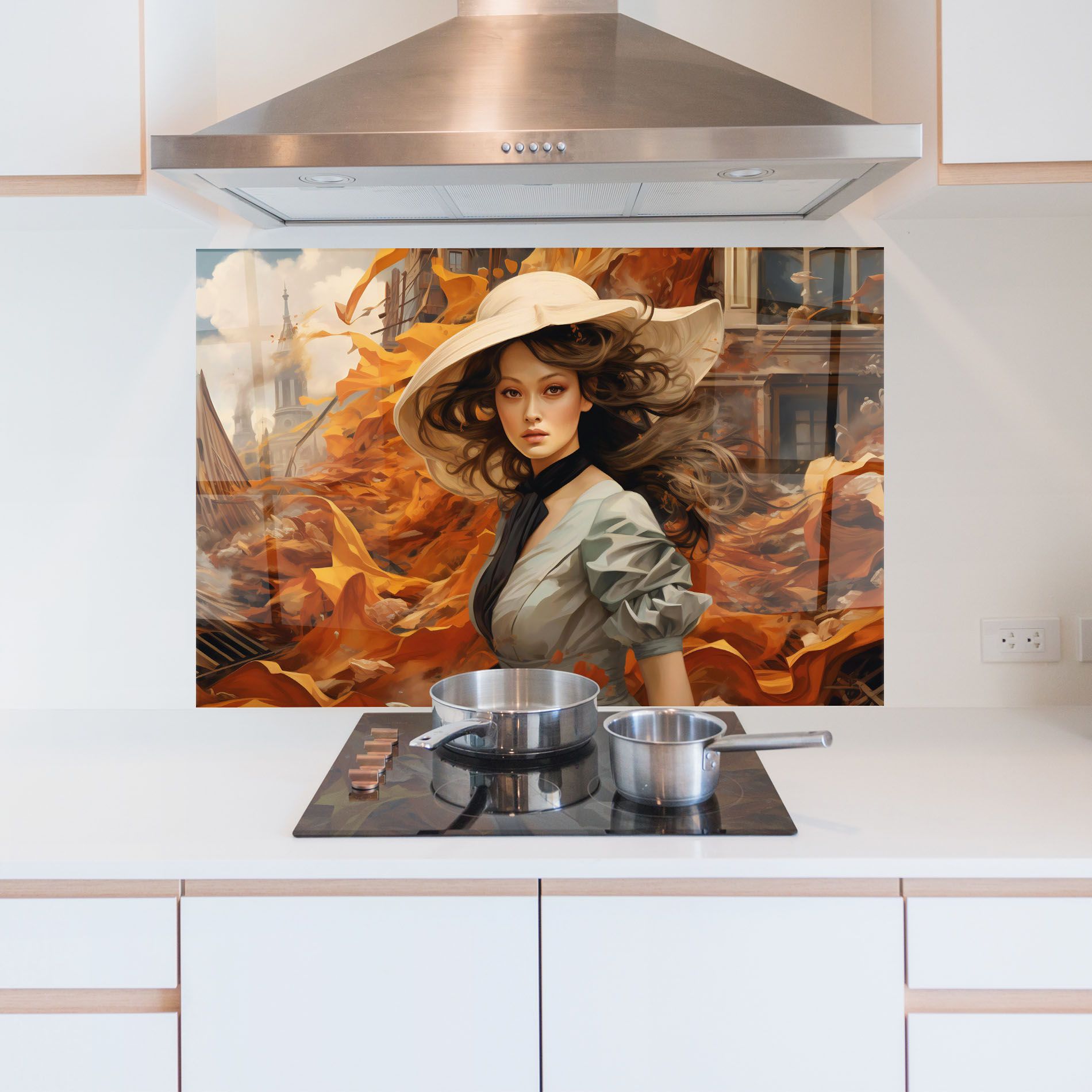 Vintage Outfit On Orange mockup 5