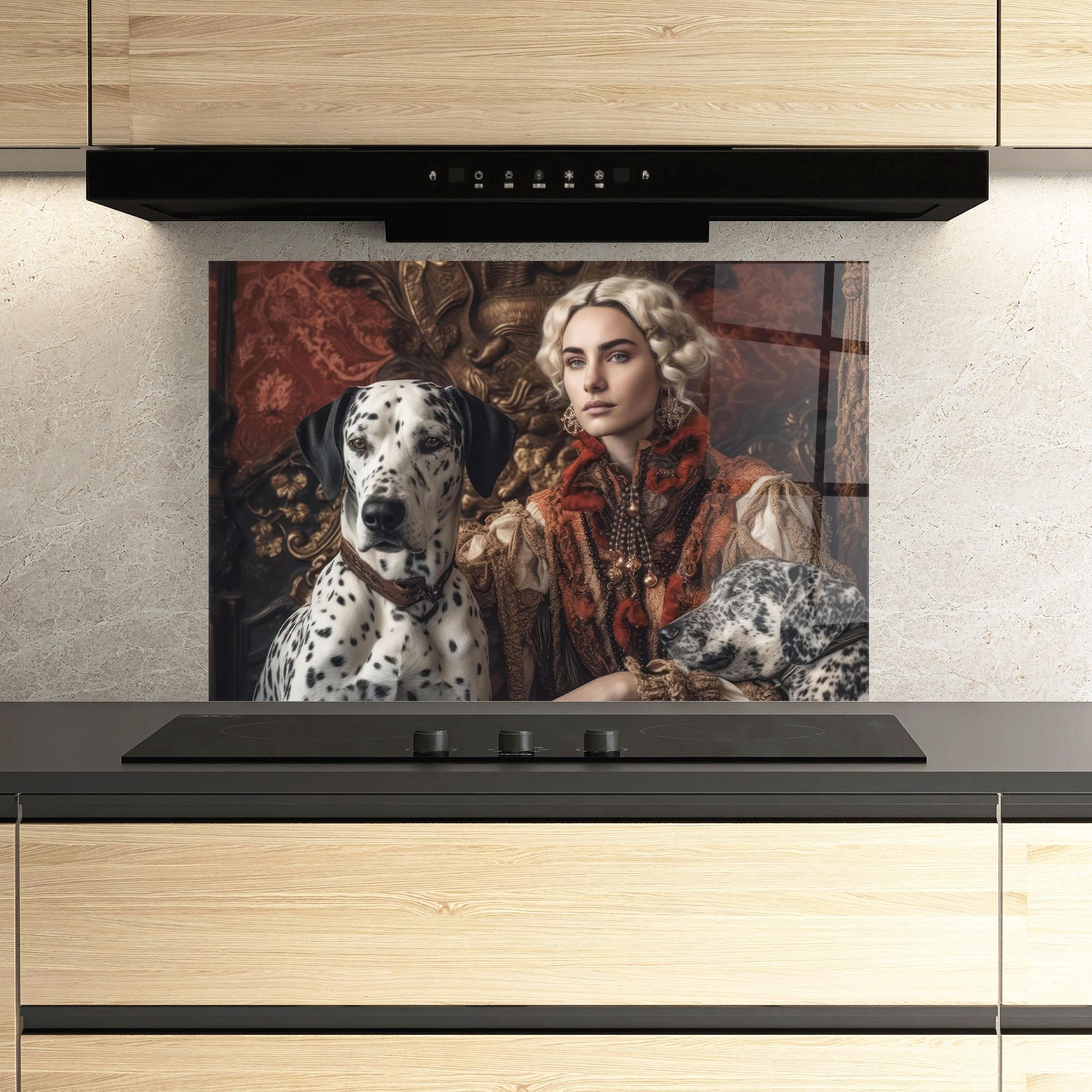 Panou Sticla Bucatarie Queen Fashion mockup 3